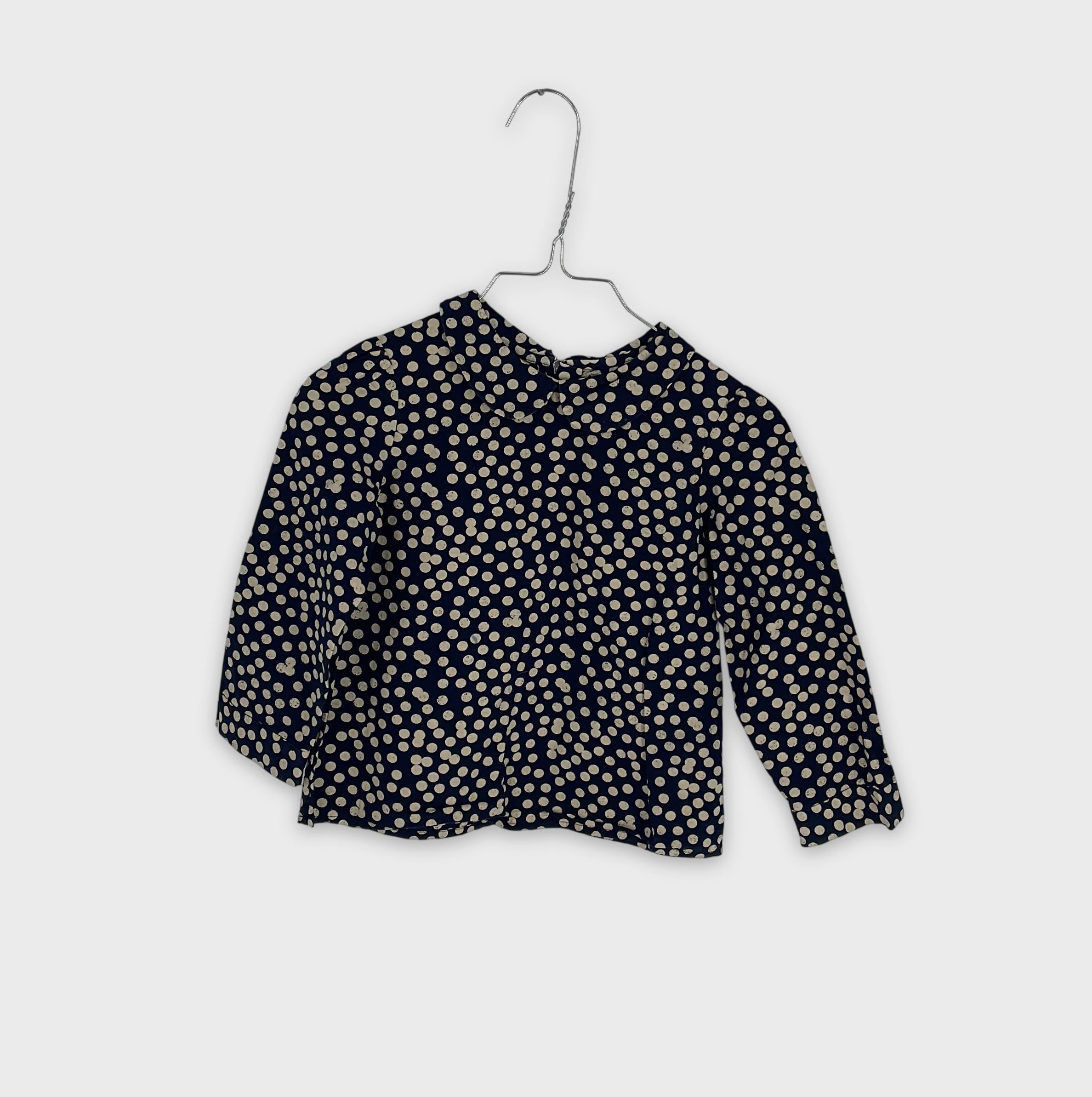 0-Minigou - Blouse à pois - Taille 4