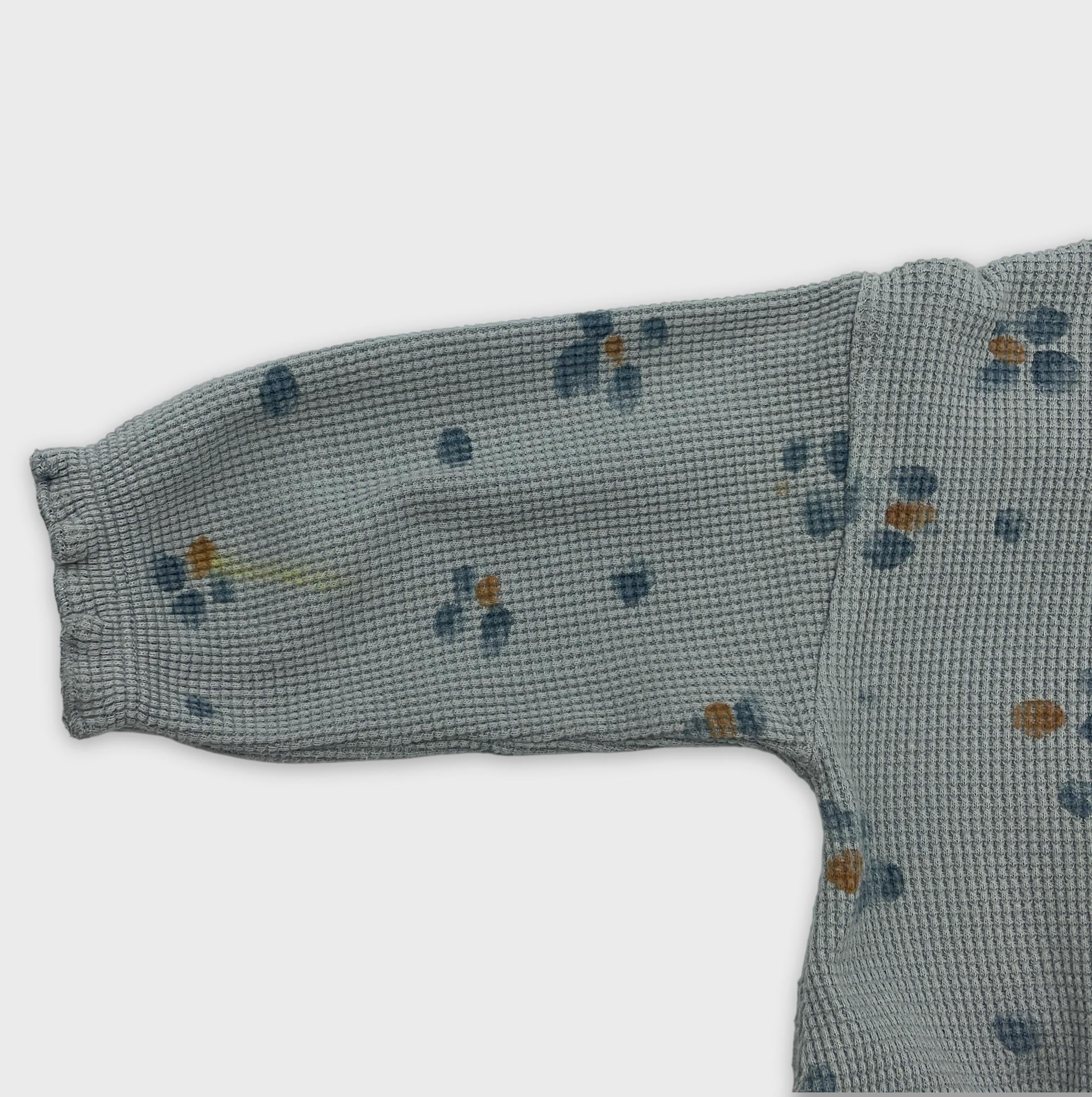 0-Unknown - Haut en maille gaufrée à motifs - Enfant