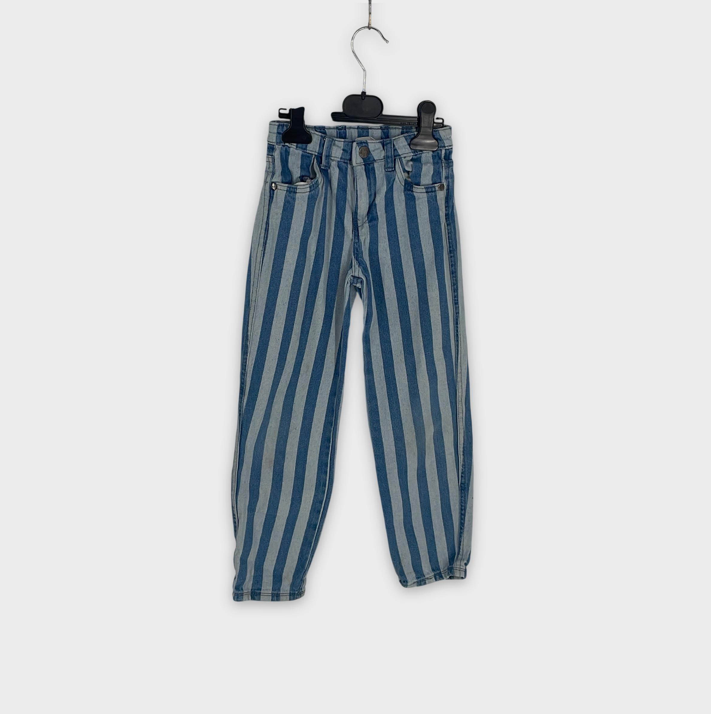 0-H&M - Pantalon Jeans Rayé - 2-3 Ans