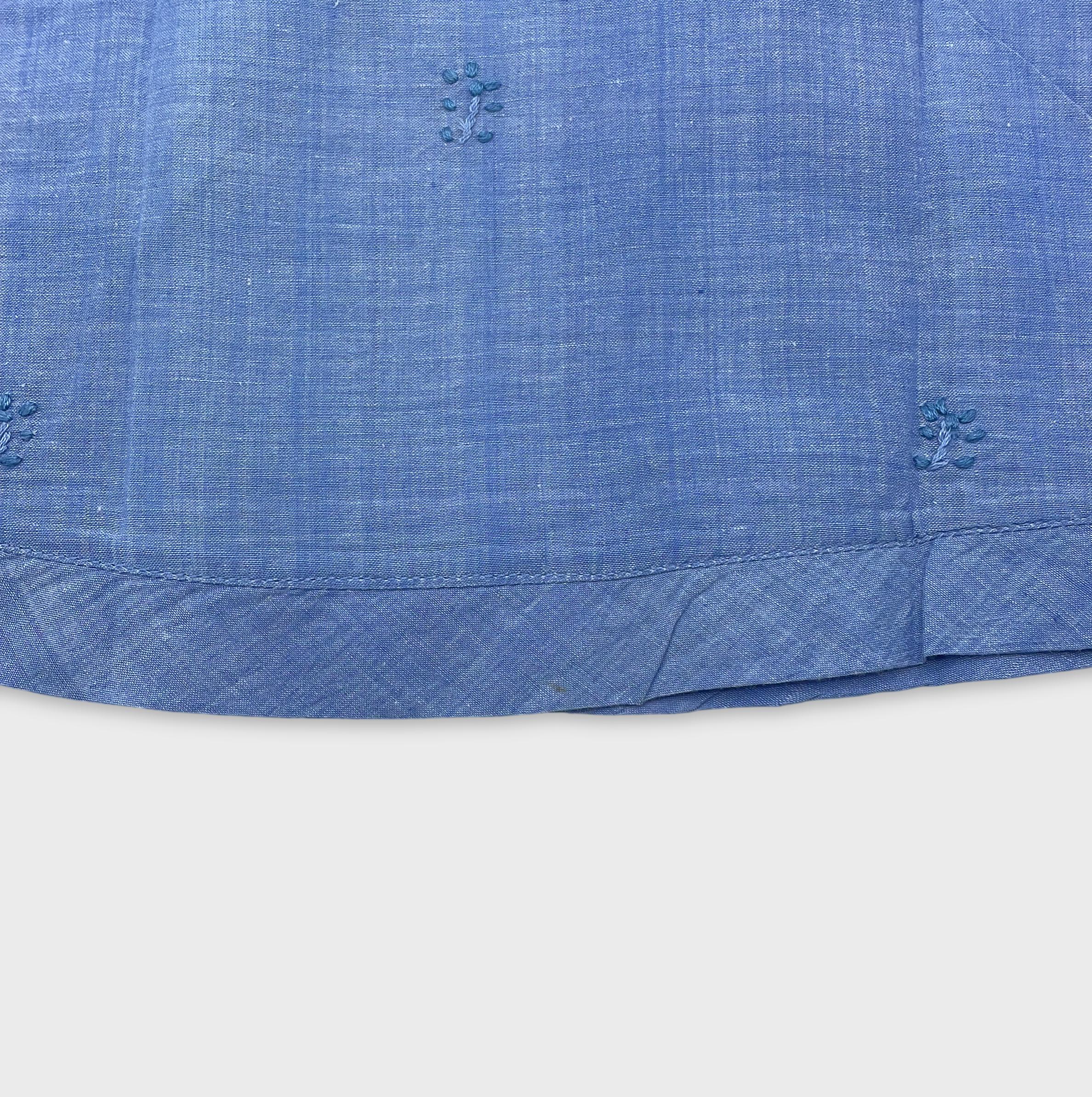 0-Inconnue - Foulard en Coton Brodé - Taille Unique