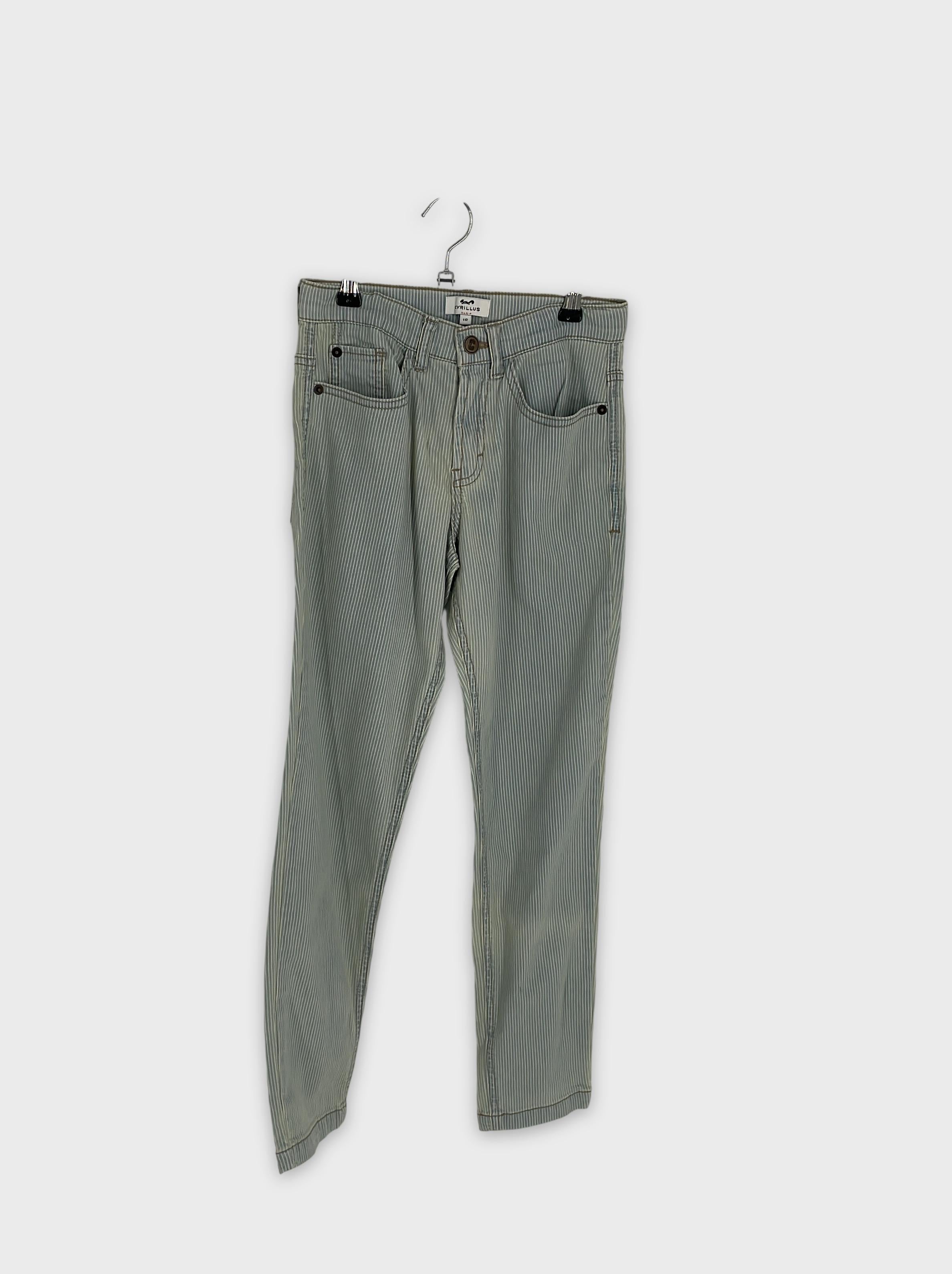 0-Cyrillus - Pantalon à rayures - Taille 10 ans