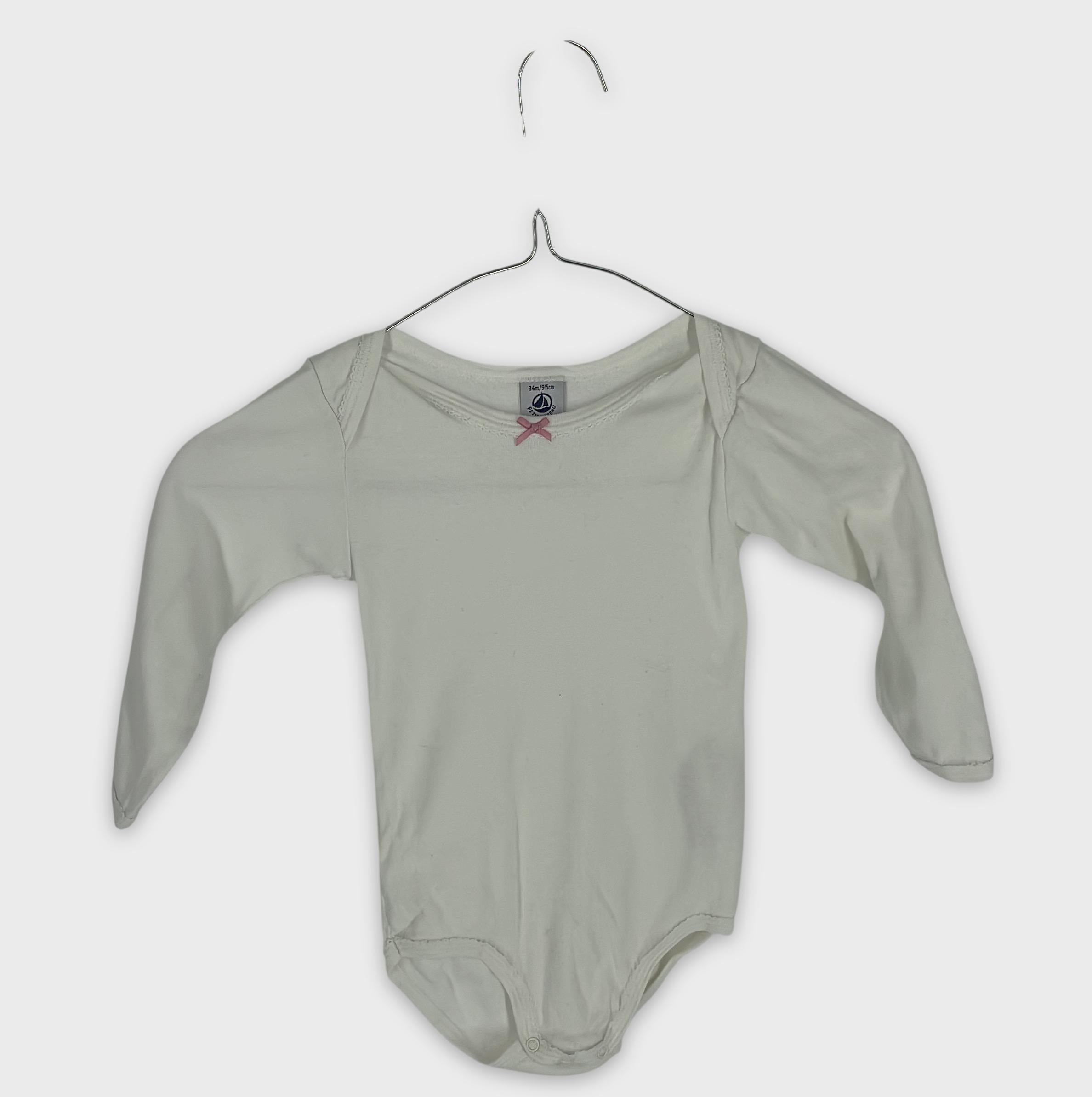 0-Petit Bateau - Body Manches Longues - 36 mois