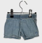 0-Benetton - Short en Jean - 9 mois