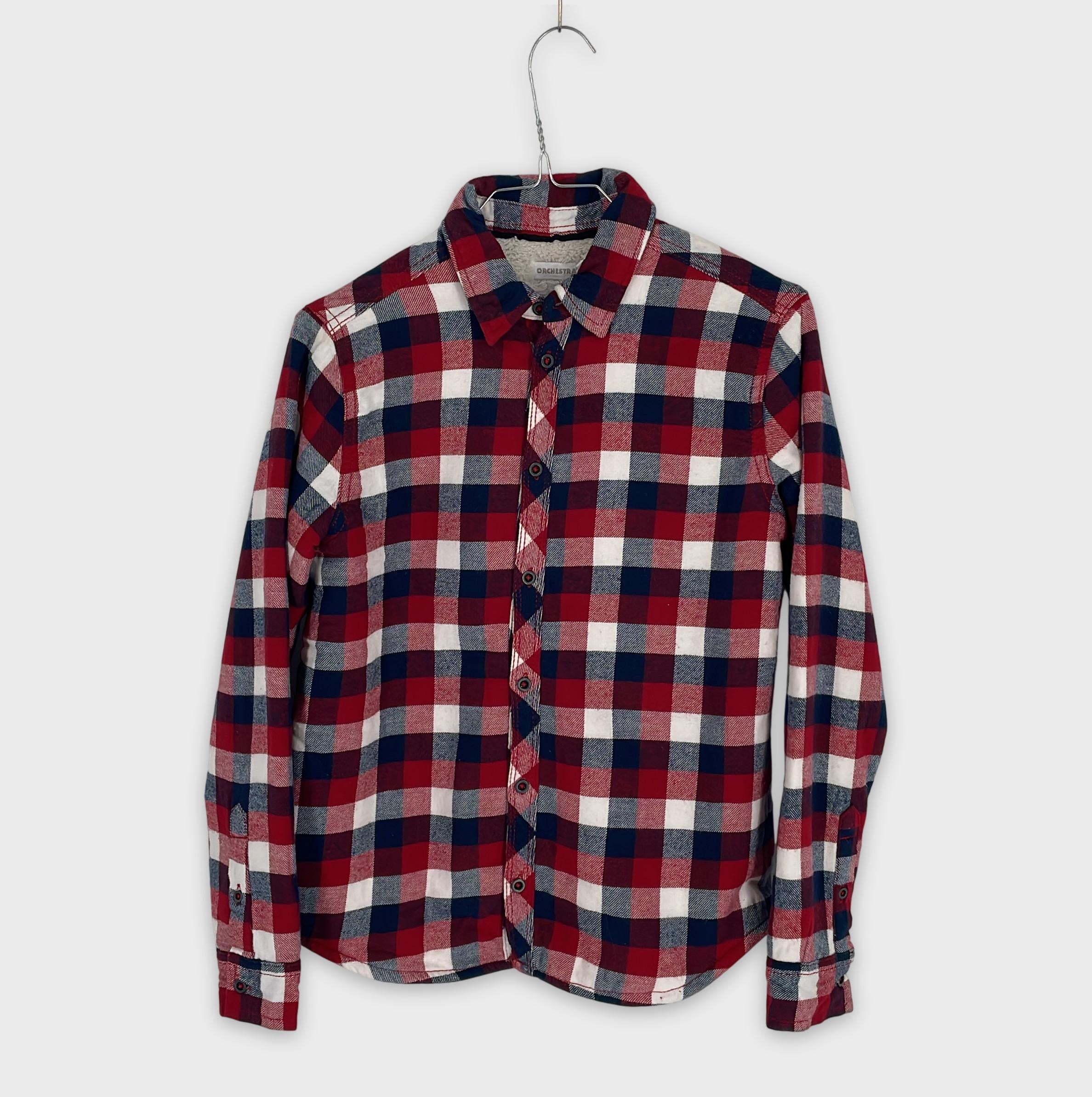0-Orchestra - Chemise à carreaux doublée - 12 ans
