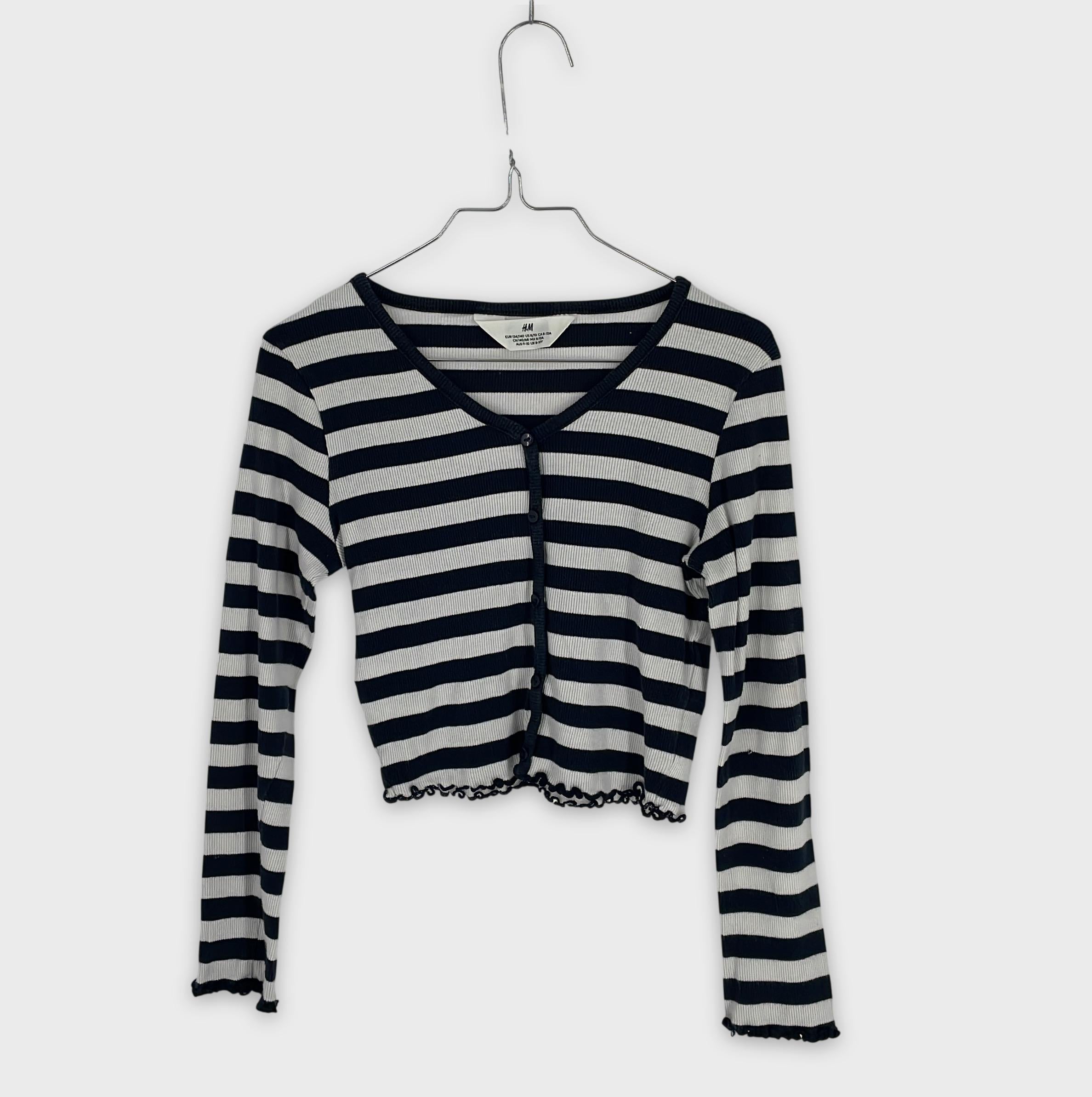 0-H&M - Cardigan rayé - 8-10 ans