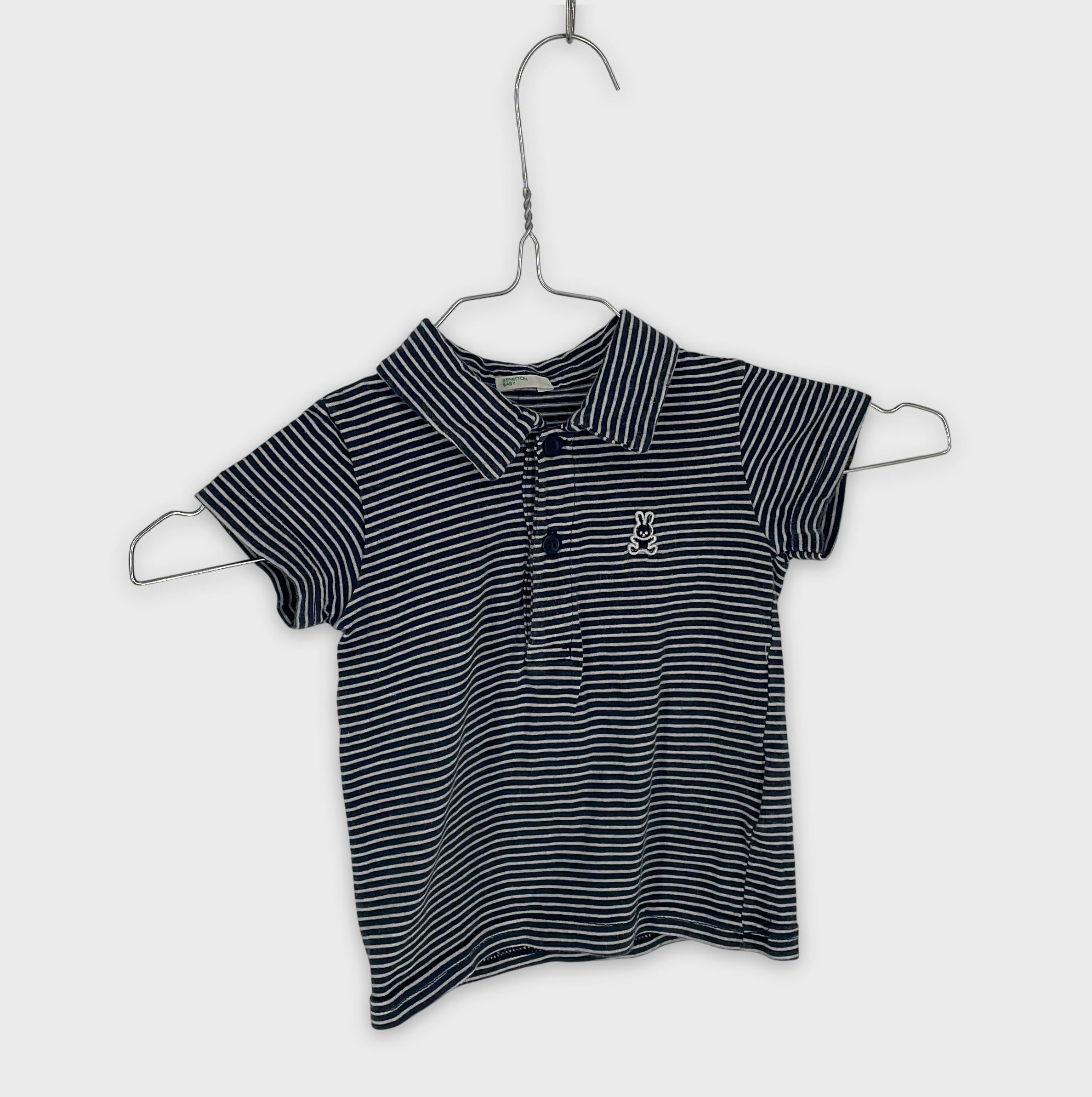 0-Benetton - Polo - 6-9 mois