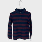 0-abcd,R - Polo rayé manches longues - 10 ans (140 cm)