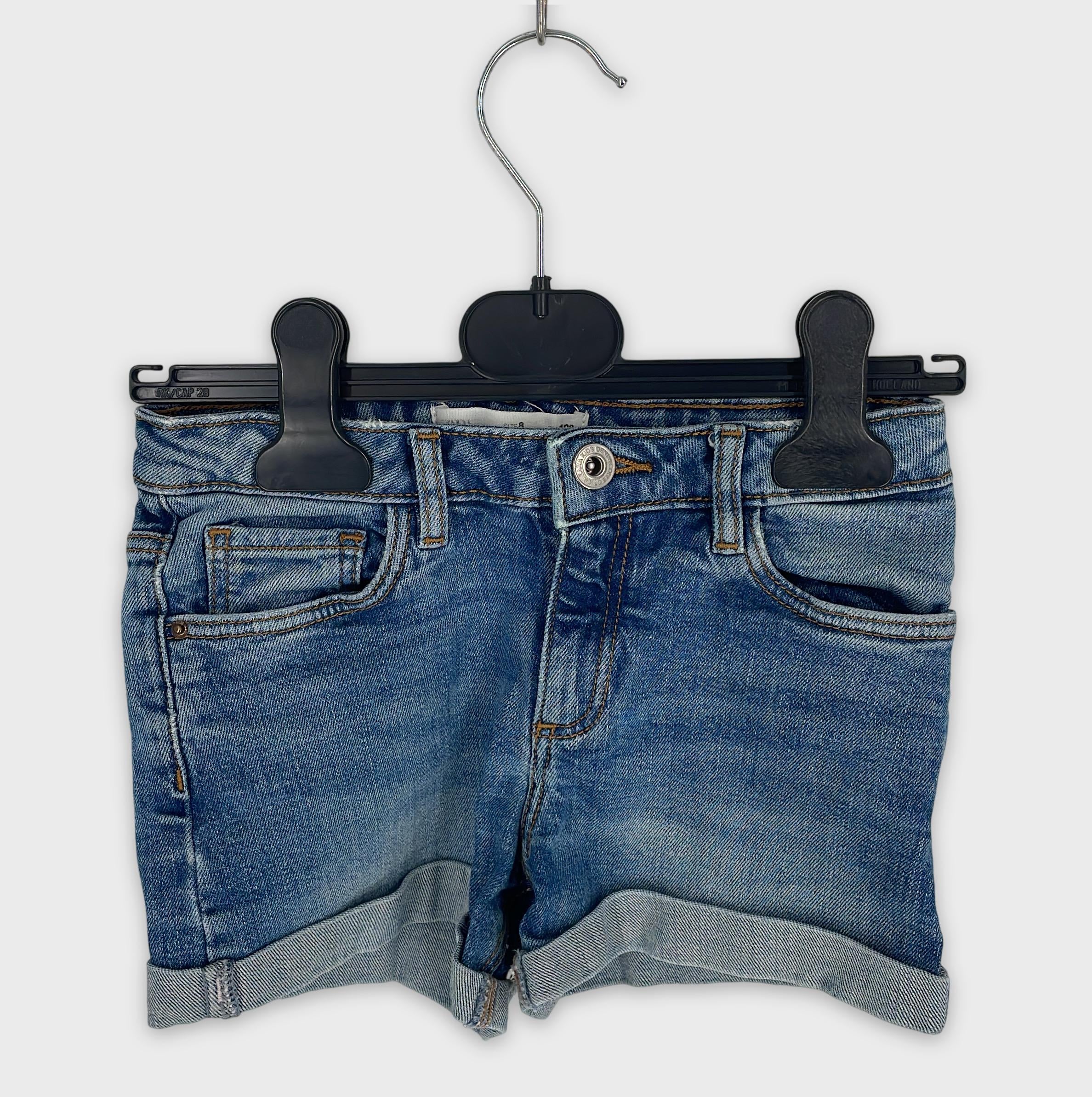 0-Zara - Short en jean - Taille 8 ans