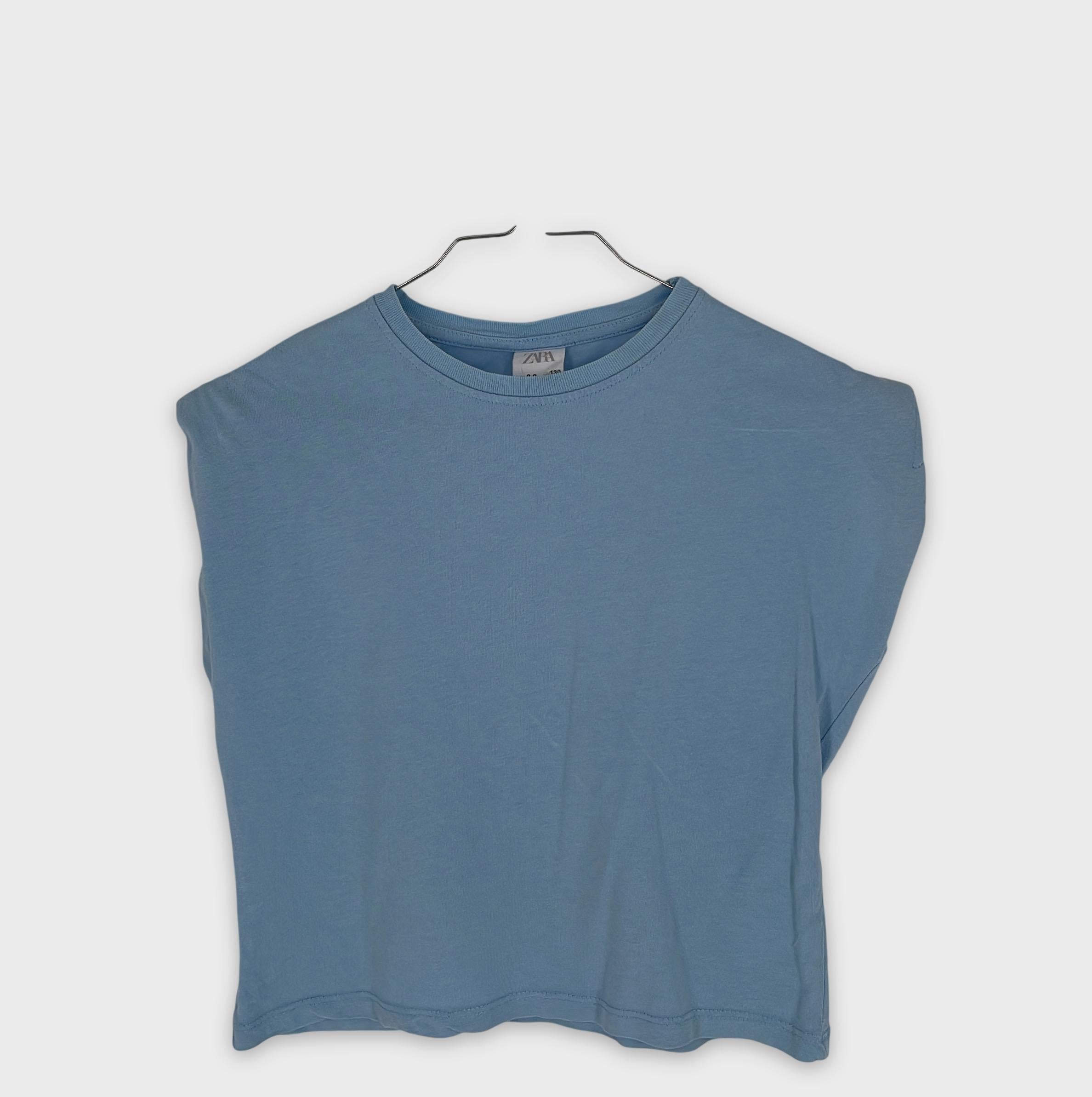 0-ZARA - T-shirt Crop Top - 8-9 ans