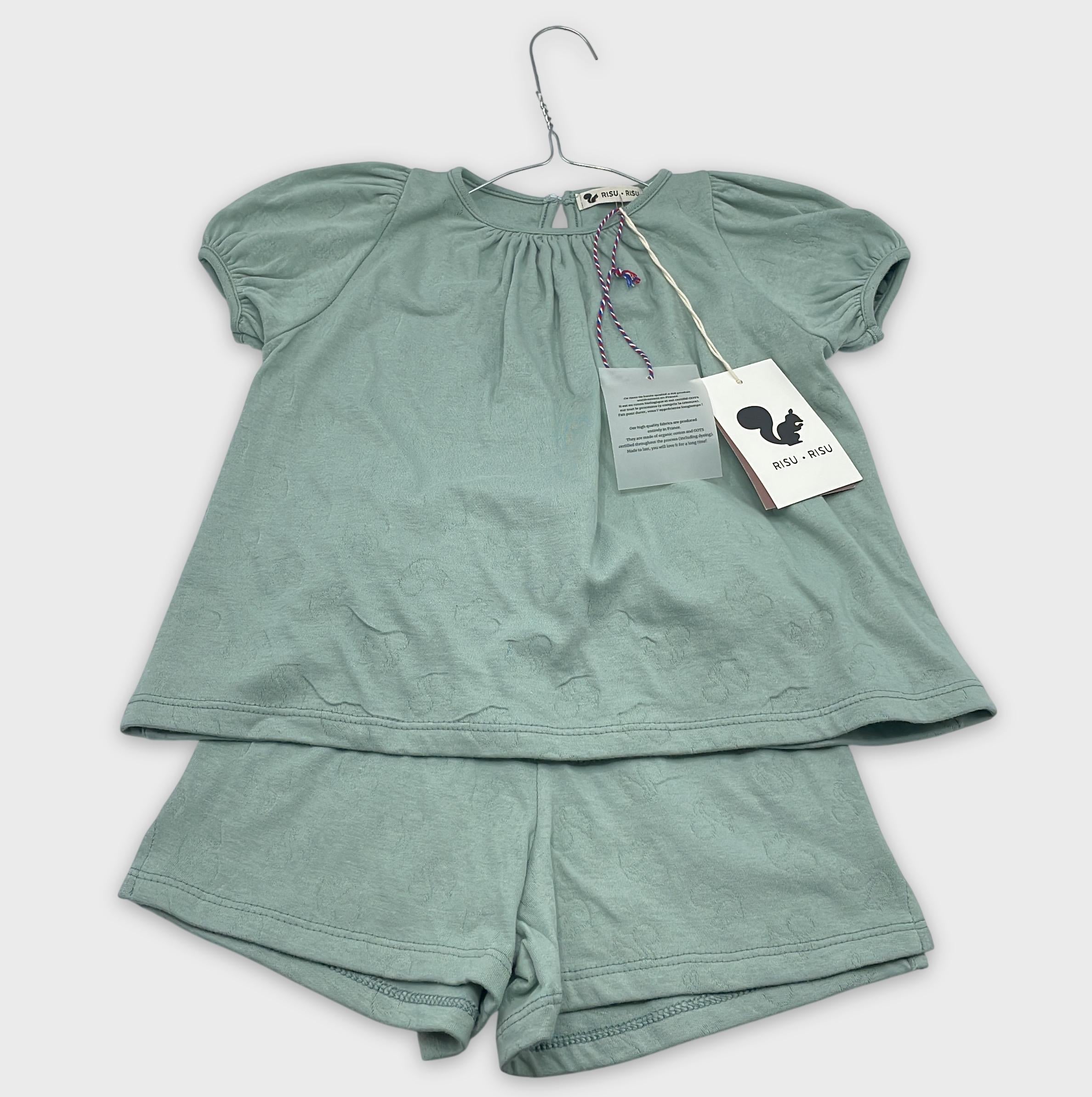 0-Risu Risu - Ensemble short et haut - 4 ans