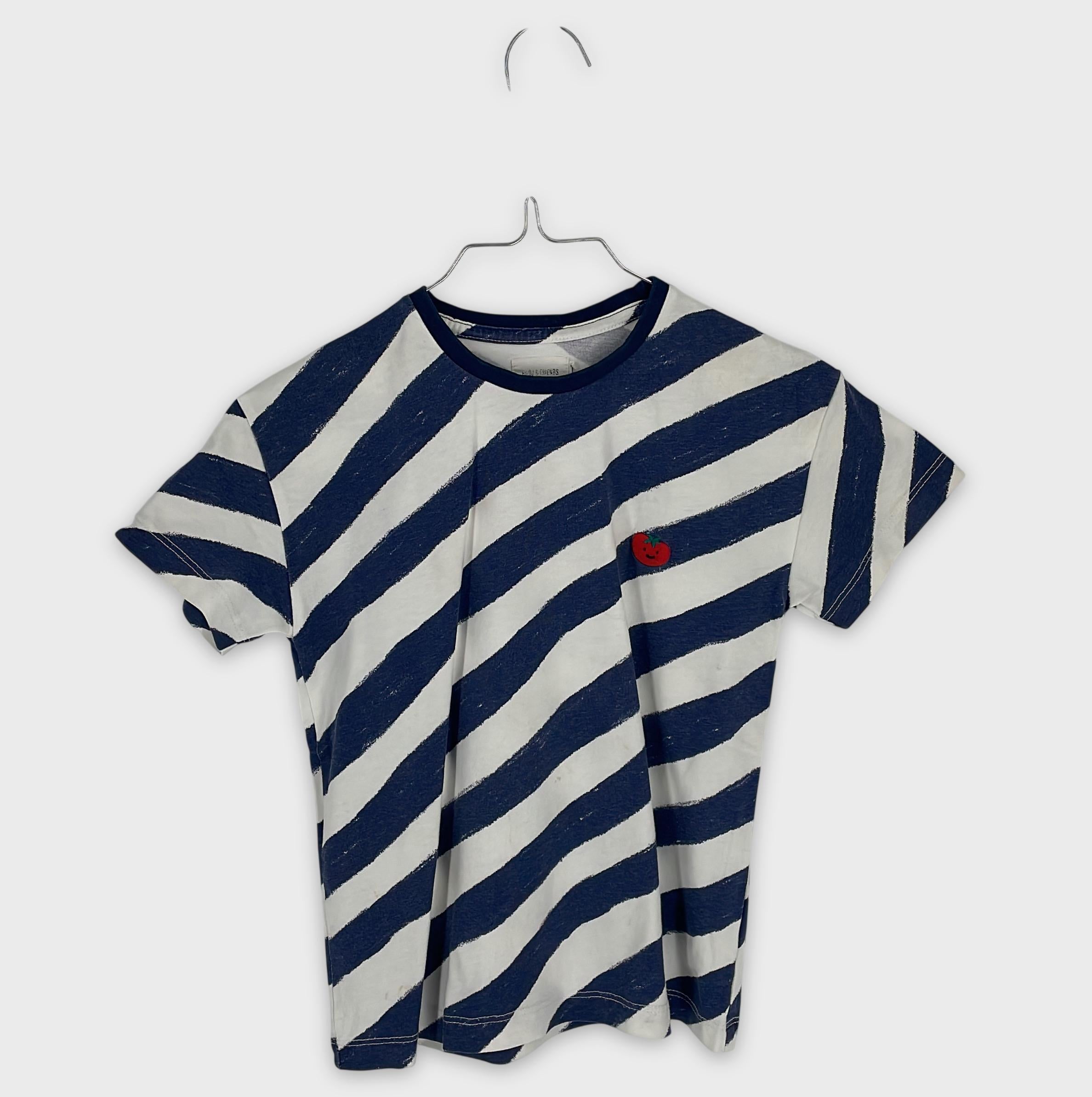 0-FILOU & FRIENDS - T-shirt rayé - 7 ans