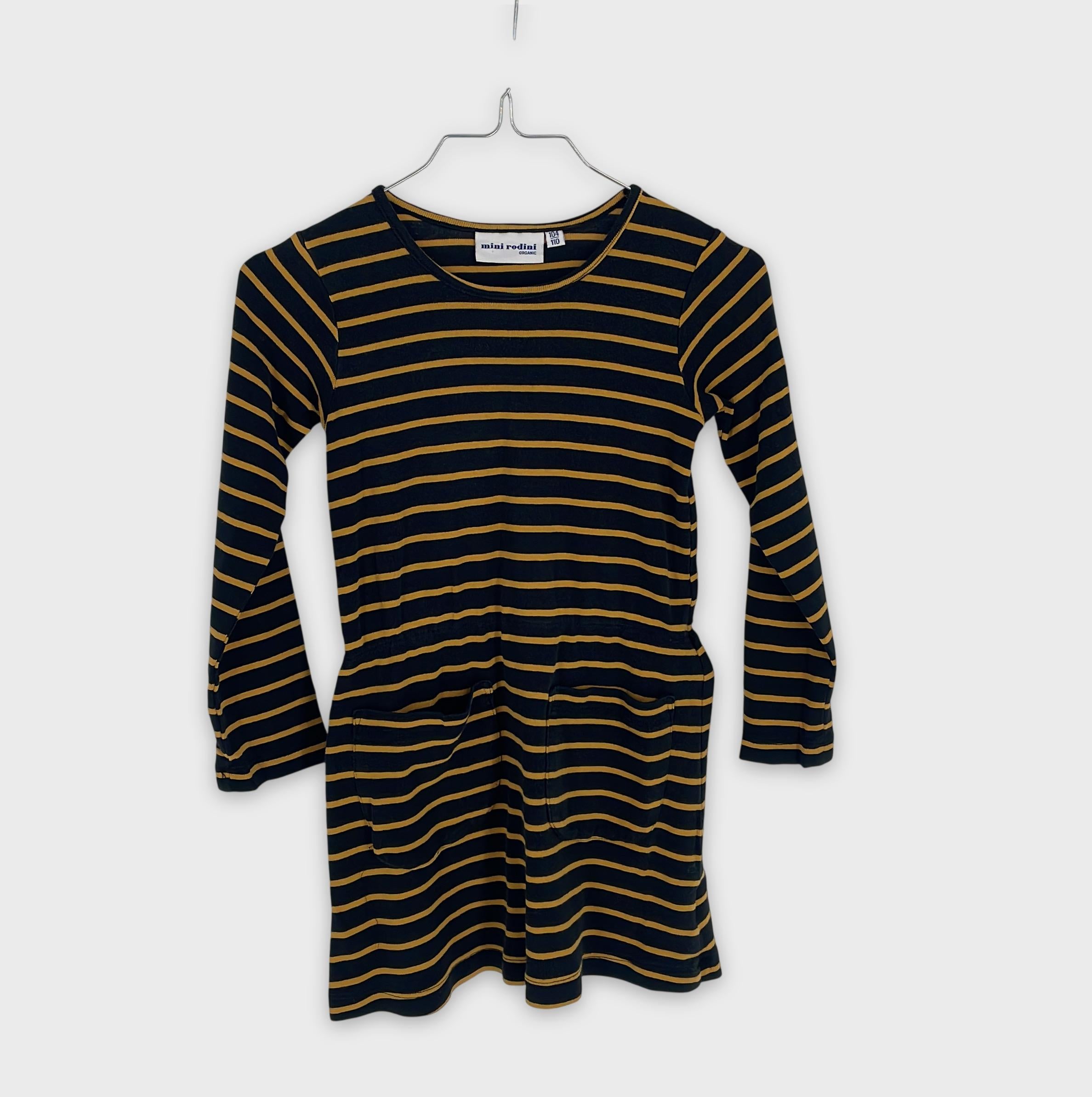 0-Mini Rodini - Tee-shirt Manches Longues Rayé - 104/110