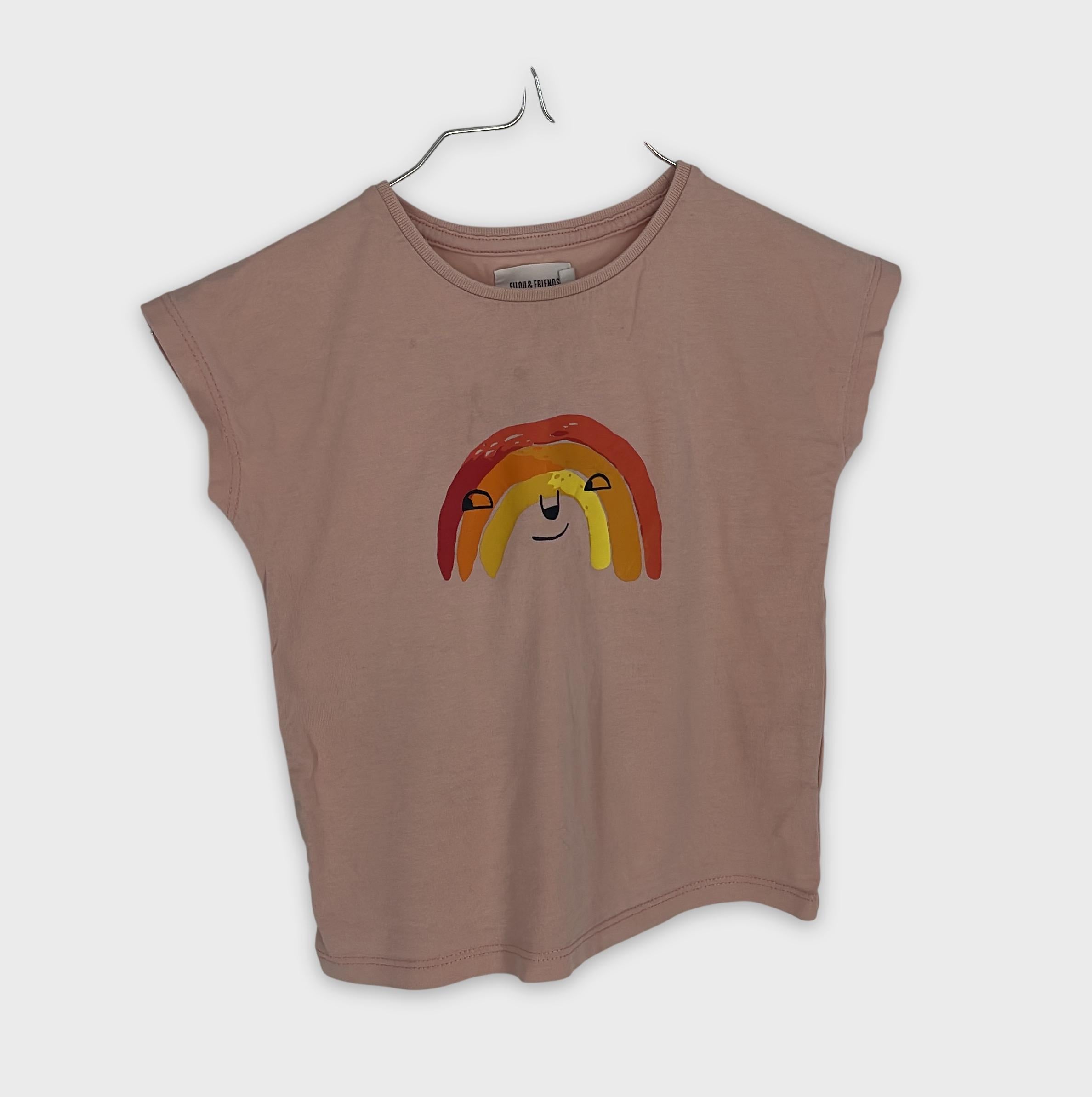 0-FILOU & FRIENDS - T-shirt à motif arc-en-ciel - 3 ans