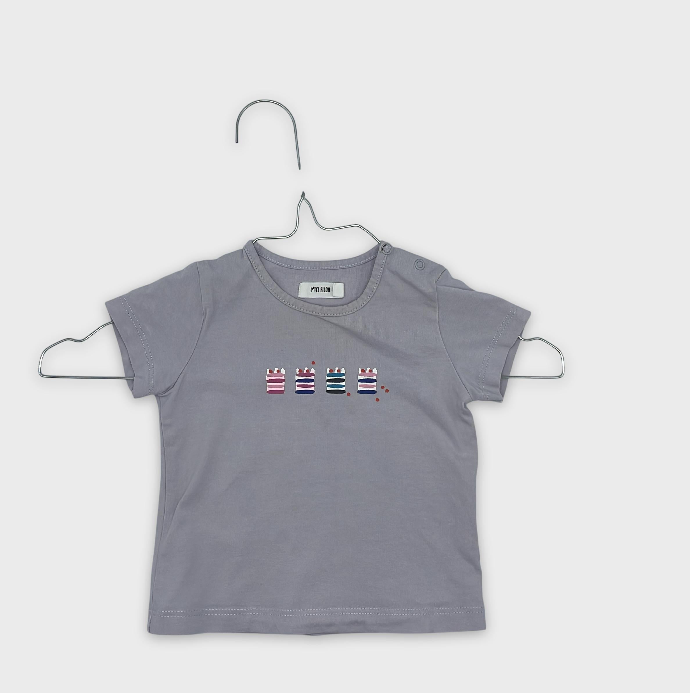 0-P'TIT FILOU - T-shirt Bébé - 9M