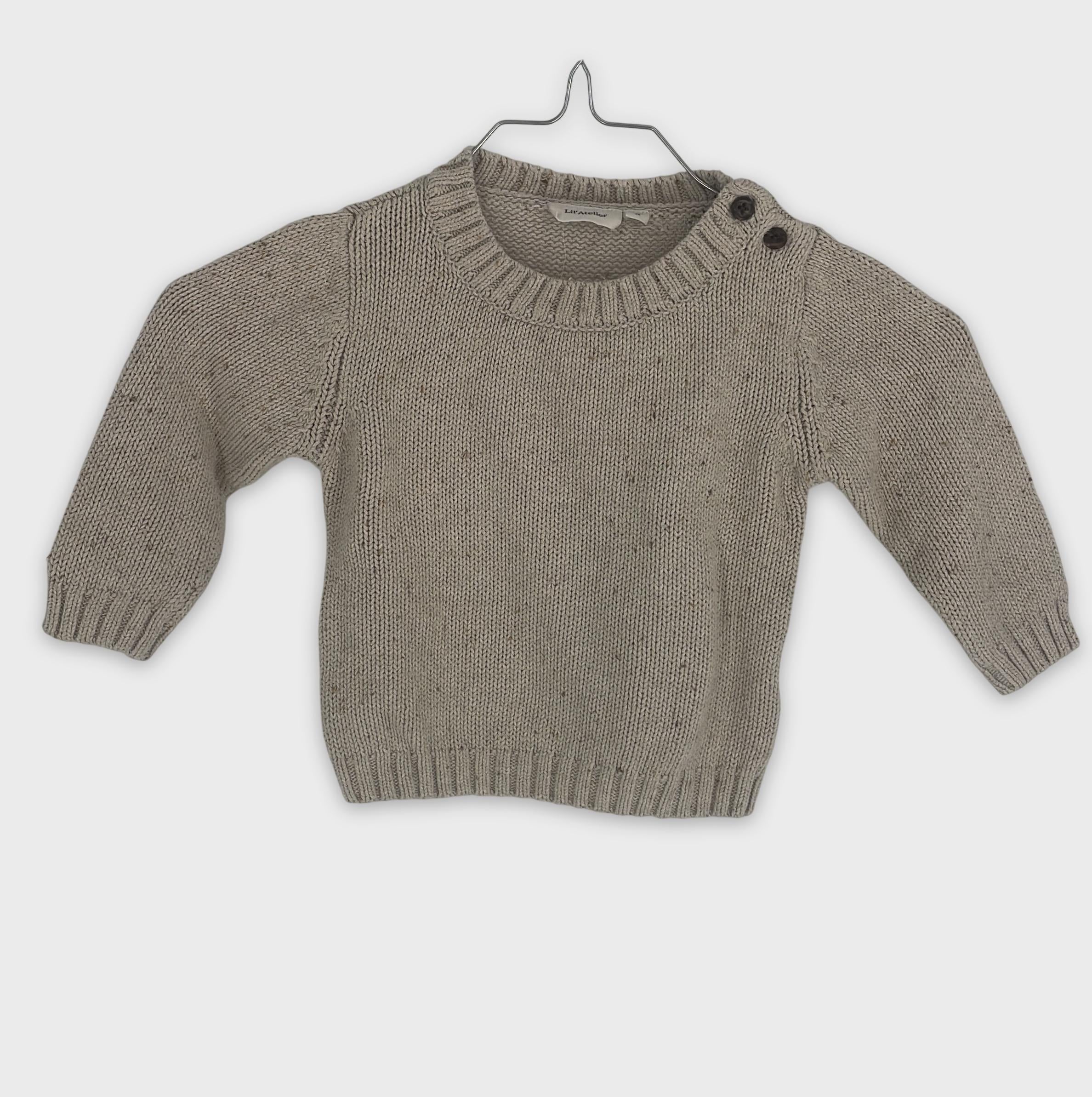 0-Lil'Atelier - Pull en tricot - 6-9 mois