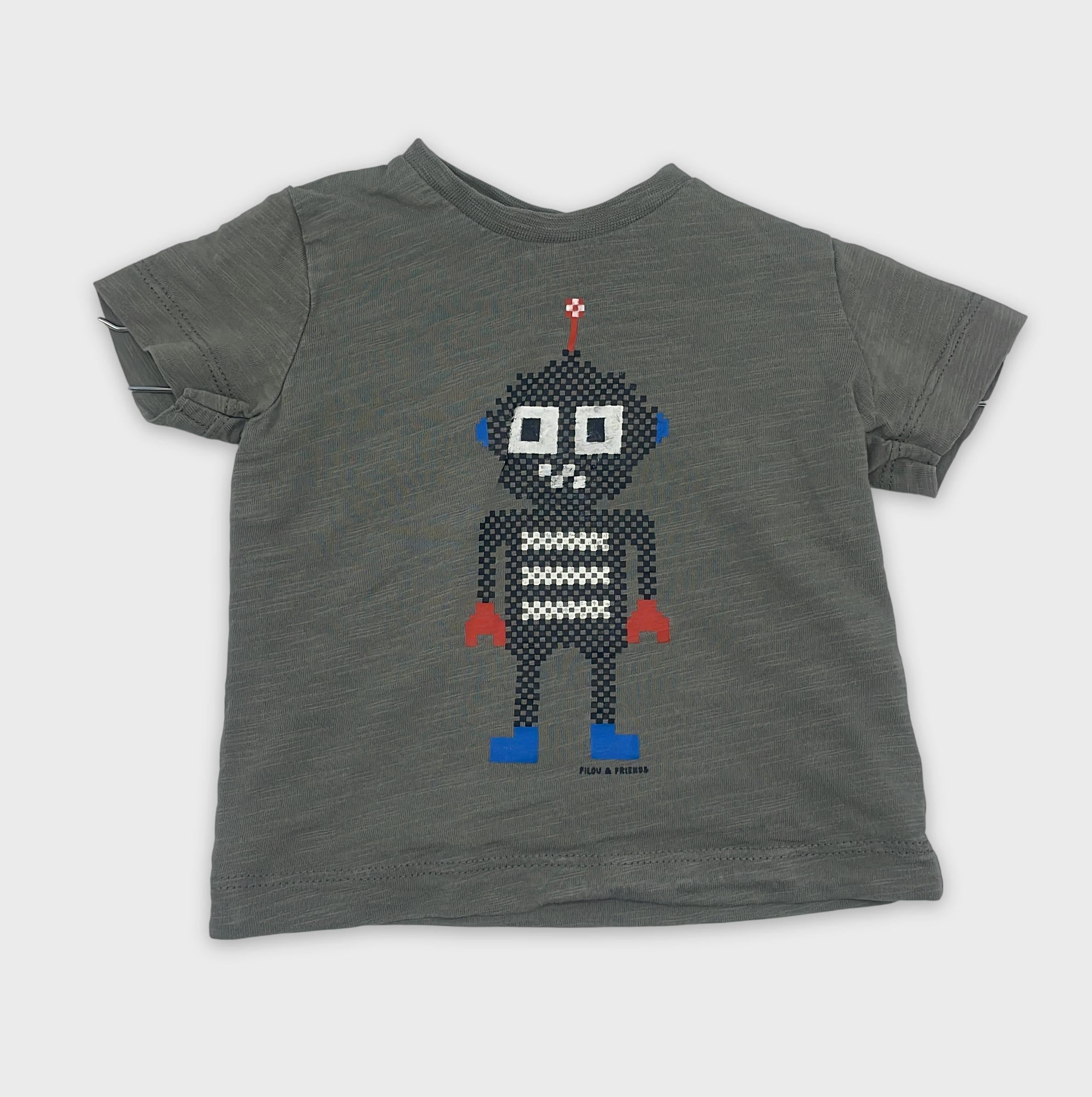 0-P'TIT FILOU - T-shirt - 6M