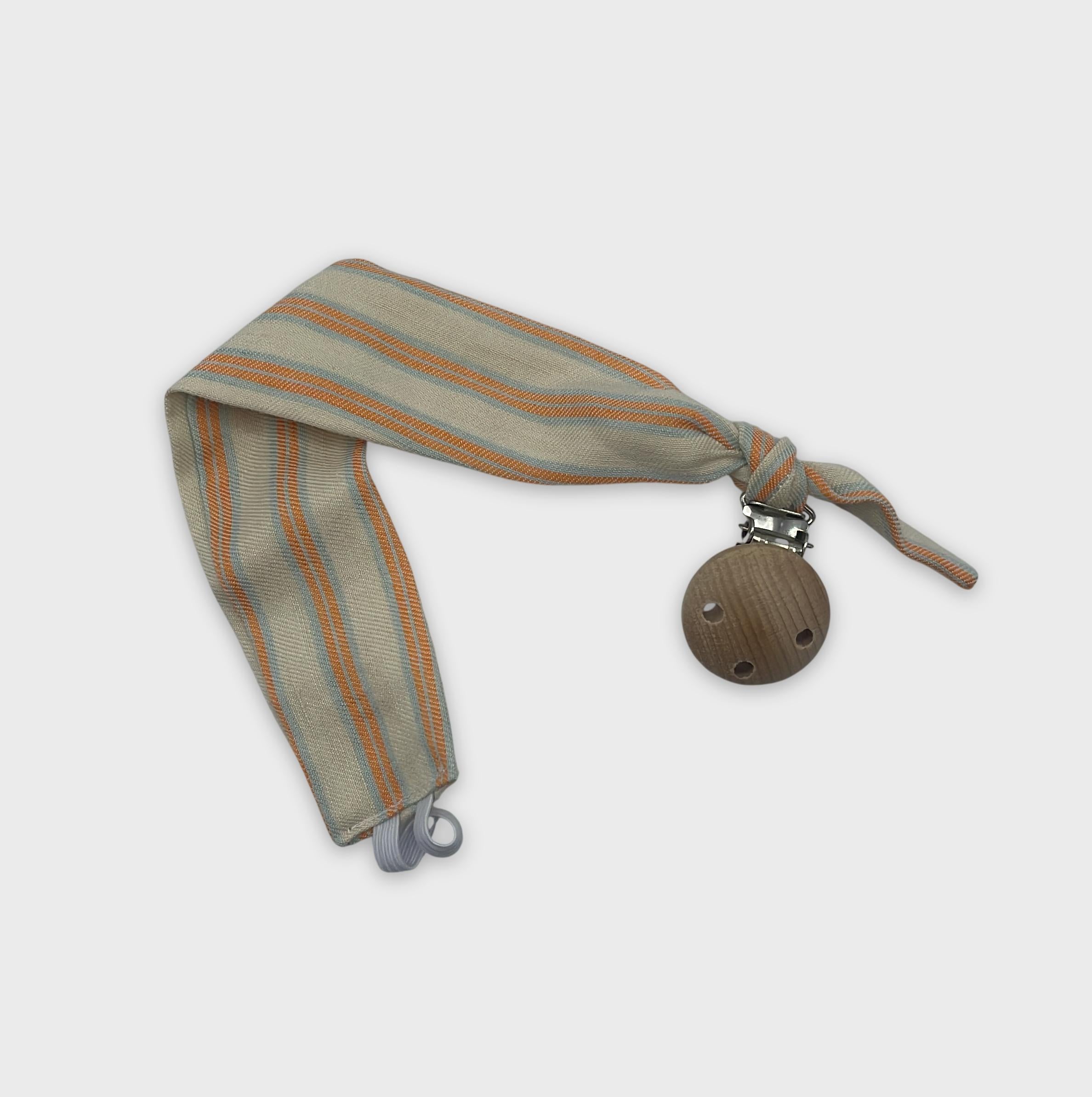 0-Attache-tétine - À rayures - Taille Unique