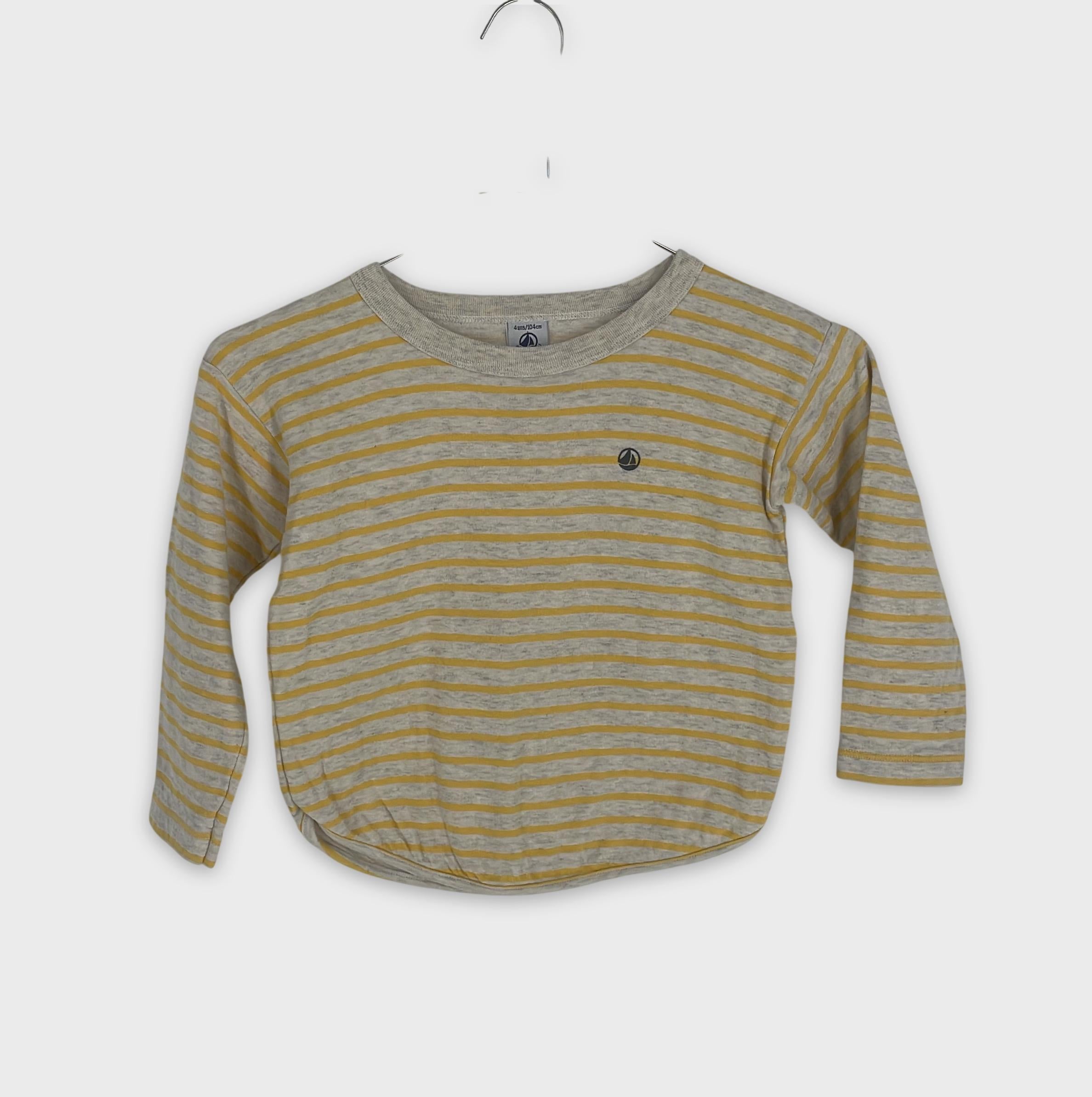 0-Petit Bateau - T-shirt manches longues - 4 ans