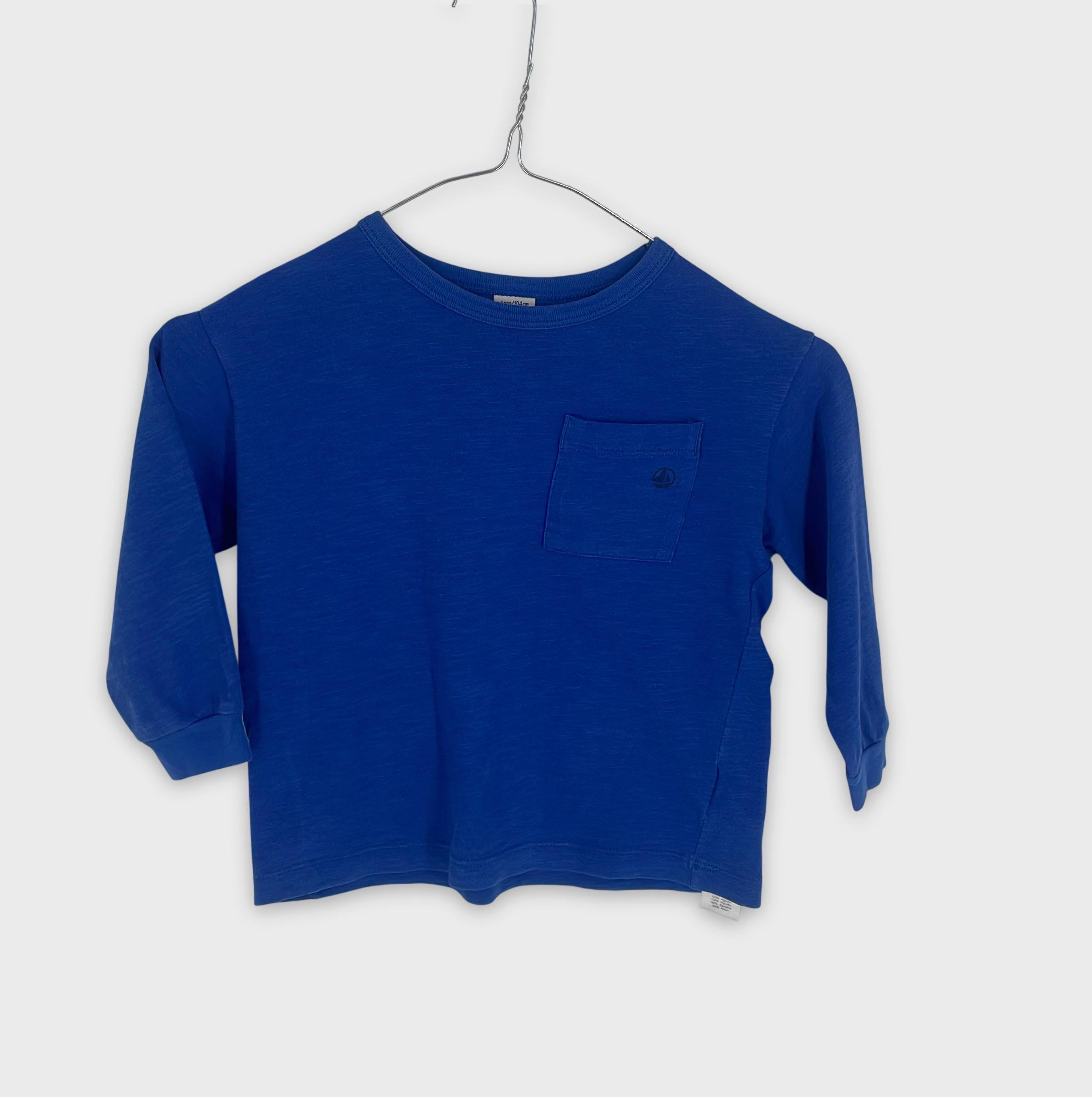 0-Petit Bateau - T-shirt manches longues - 4 ans/104cm