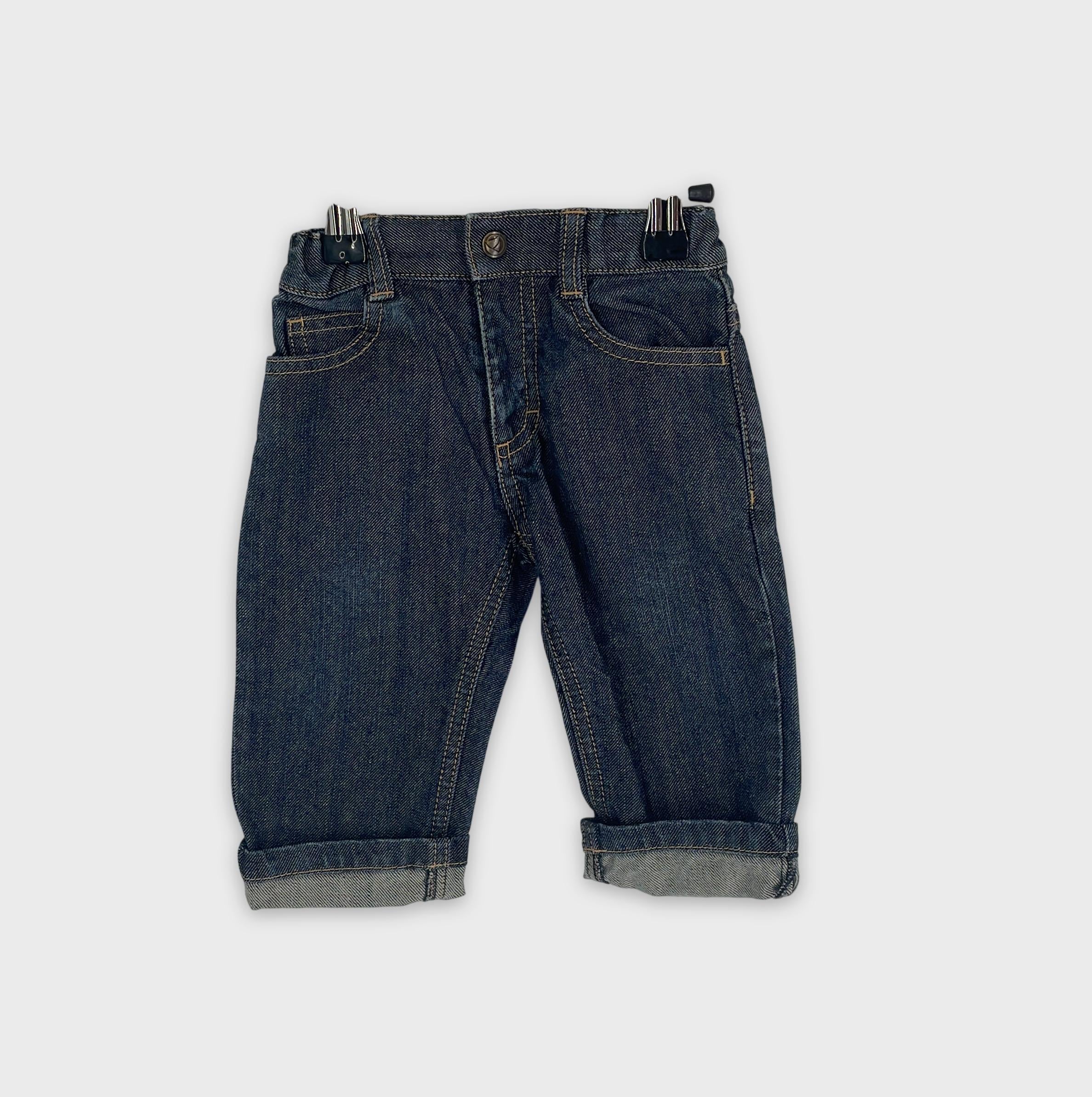 0-Petit Bateau - Jean - 12m/74cm