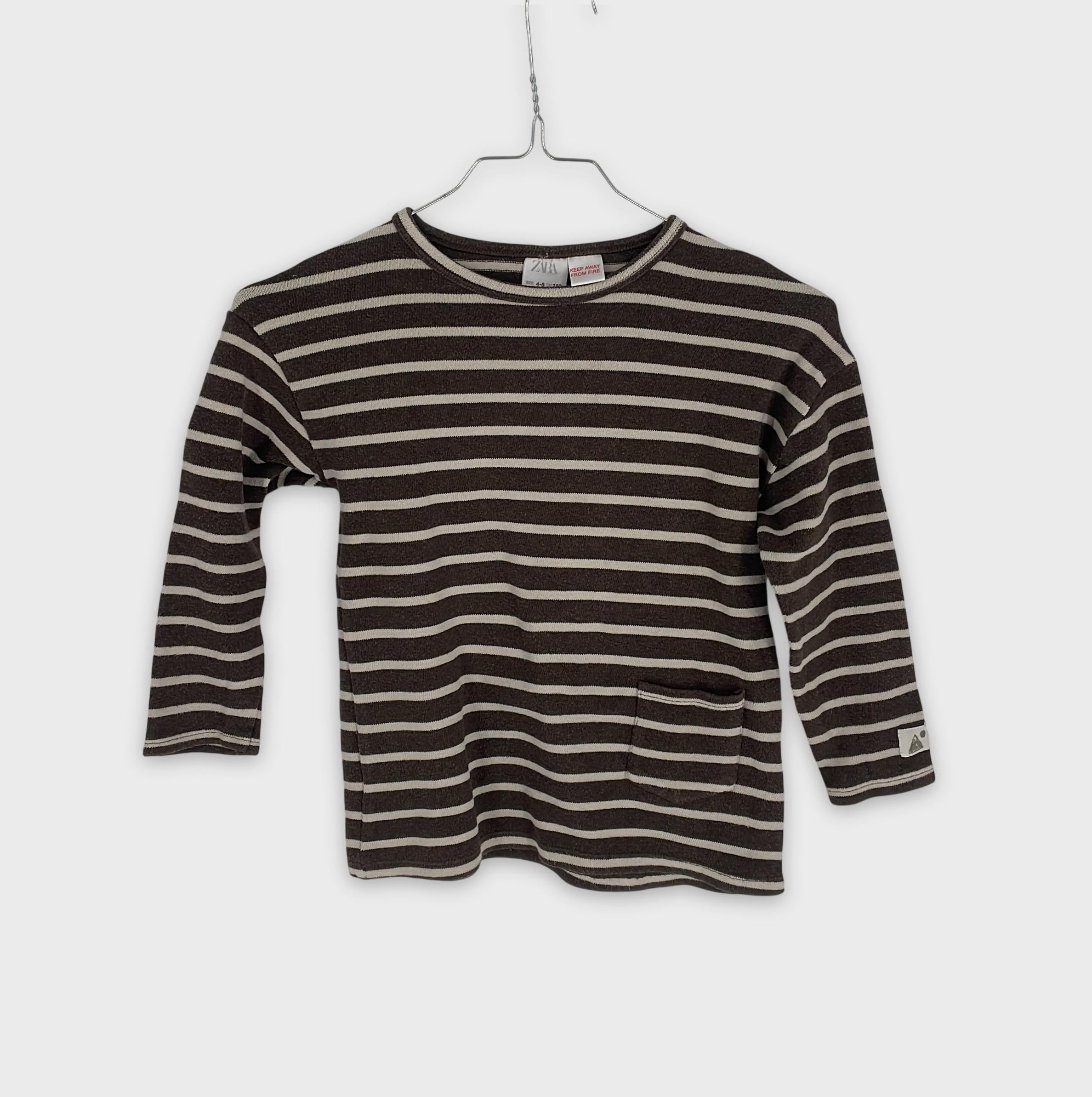0-T-shirt manches longues Zara Kids 4 ans - 5 ans