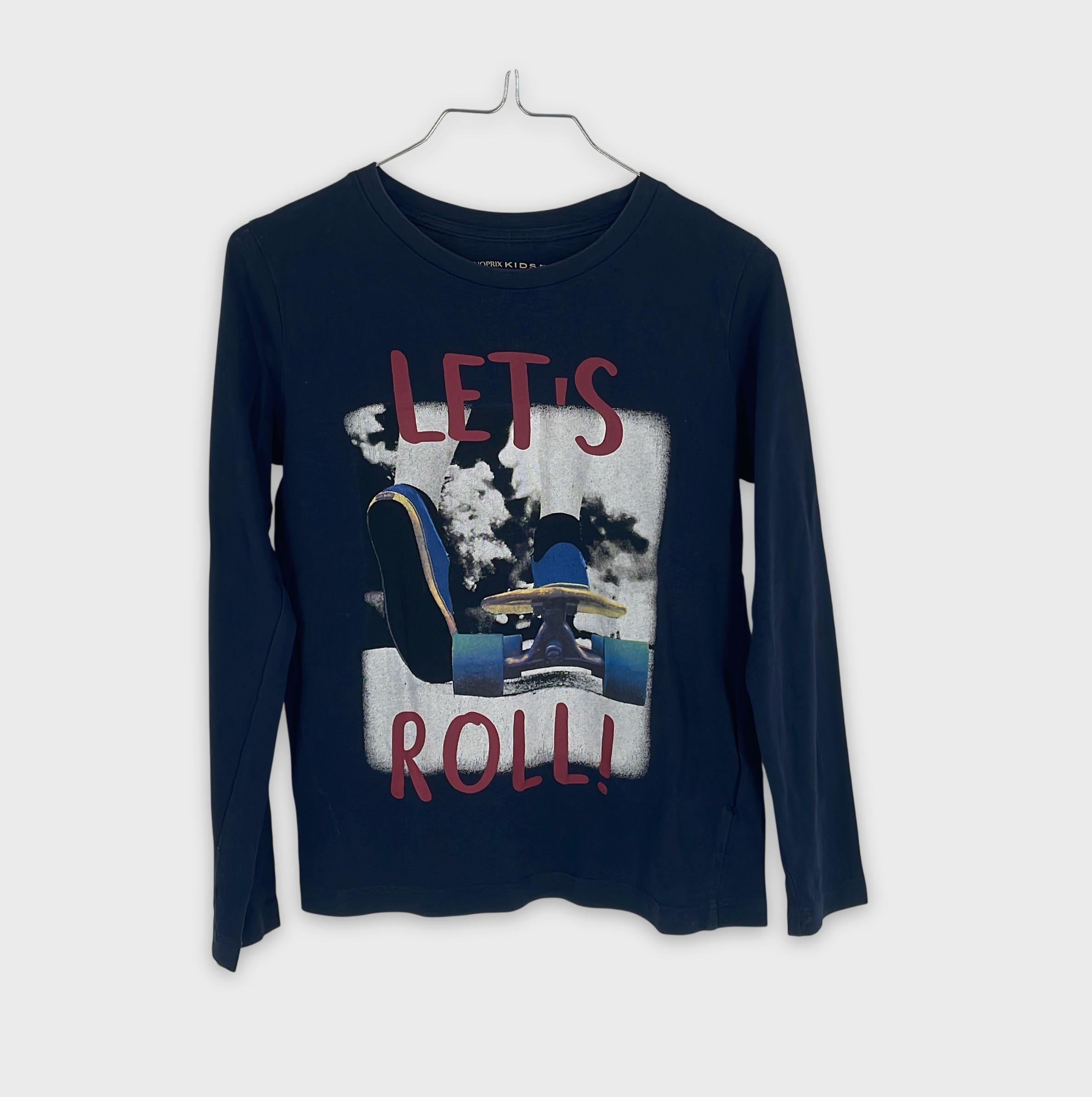 0-T-shirt manches longues Monoprix 8 ans