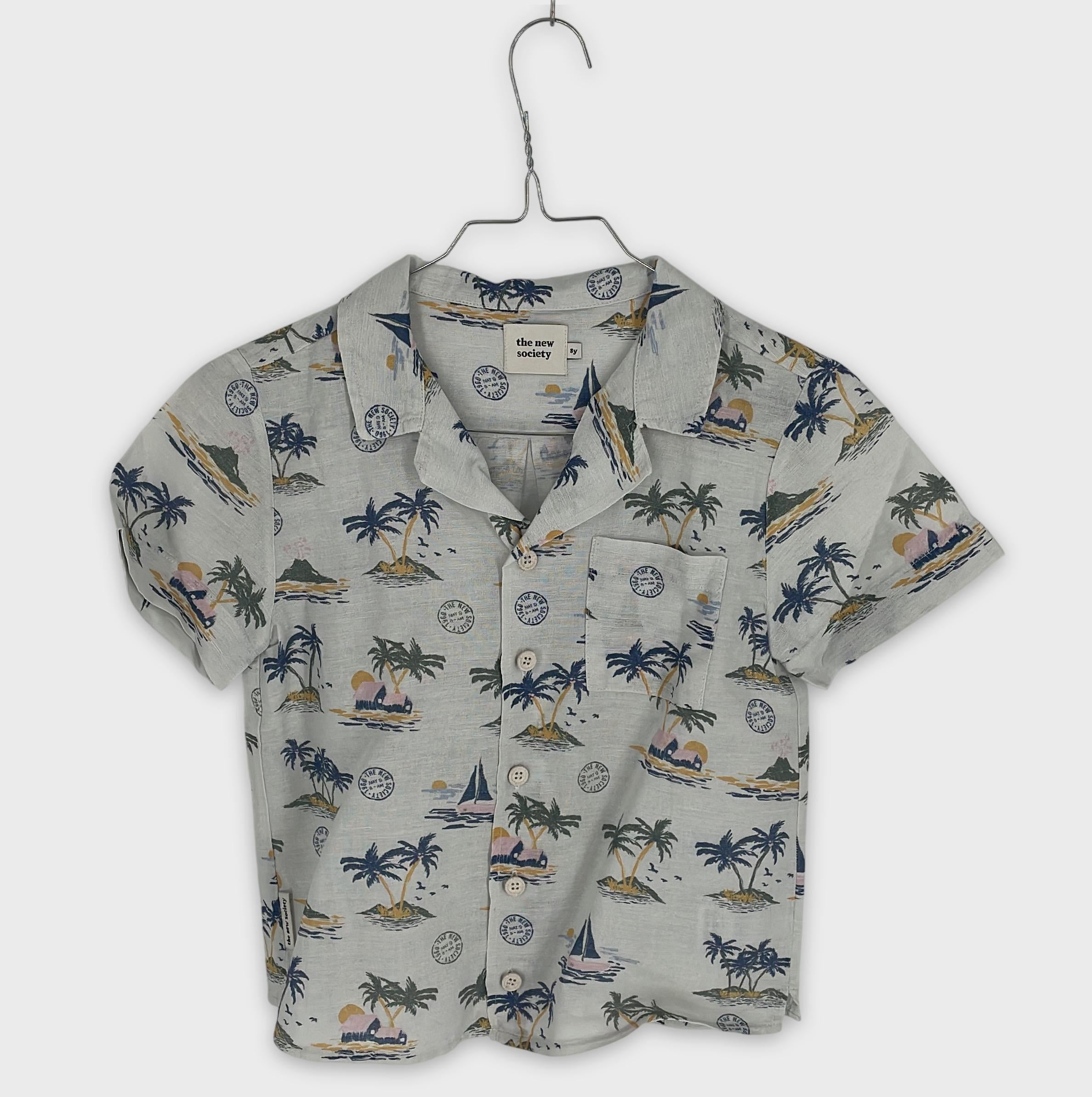 0-Chemise The New Society 8 ans