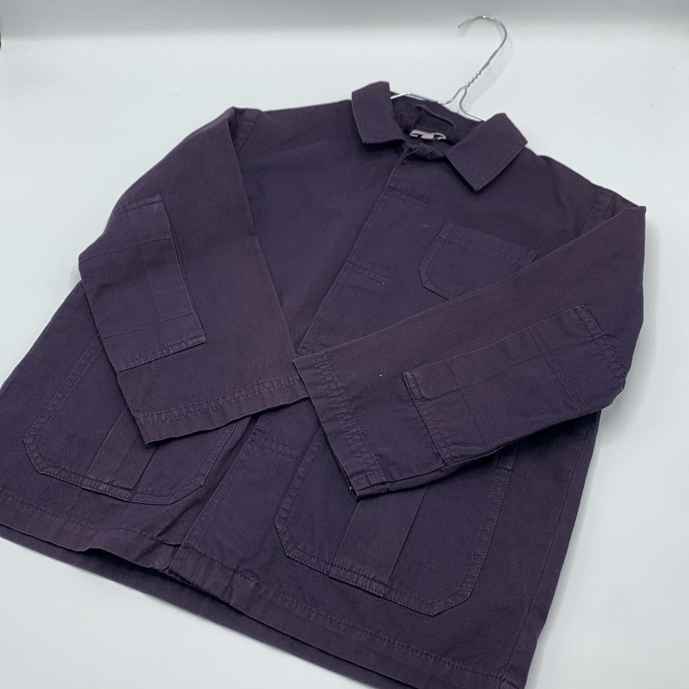 1-Veste Anne Kurris violette à poches