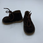 1-Chaussures enfant en daim marron pointure 21 👧