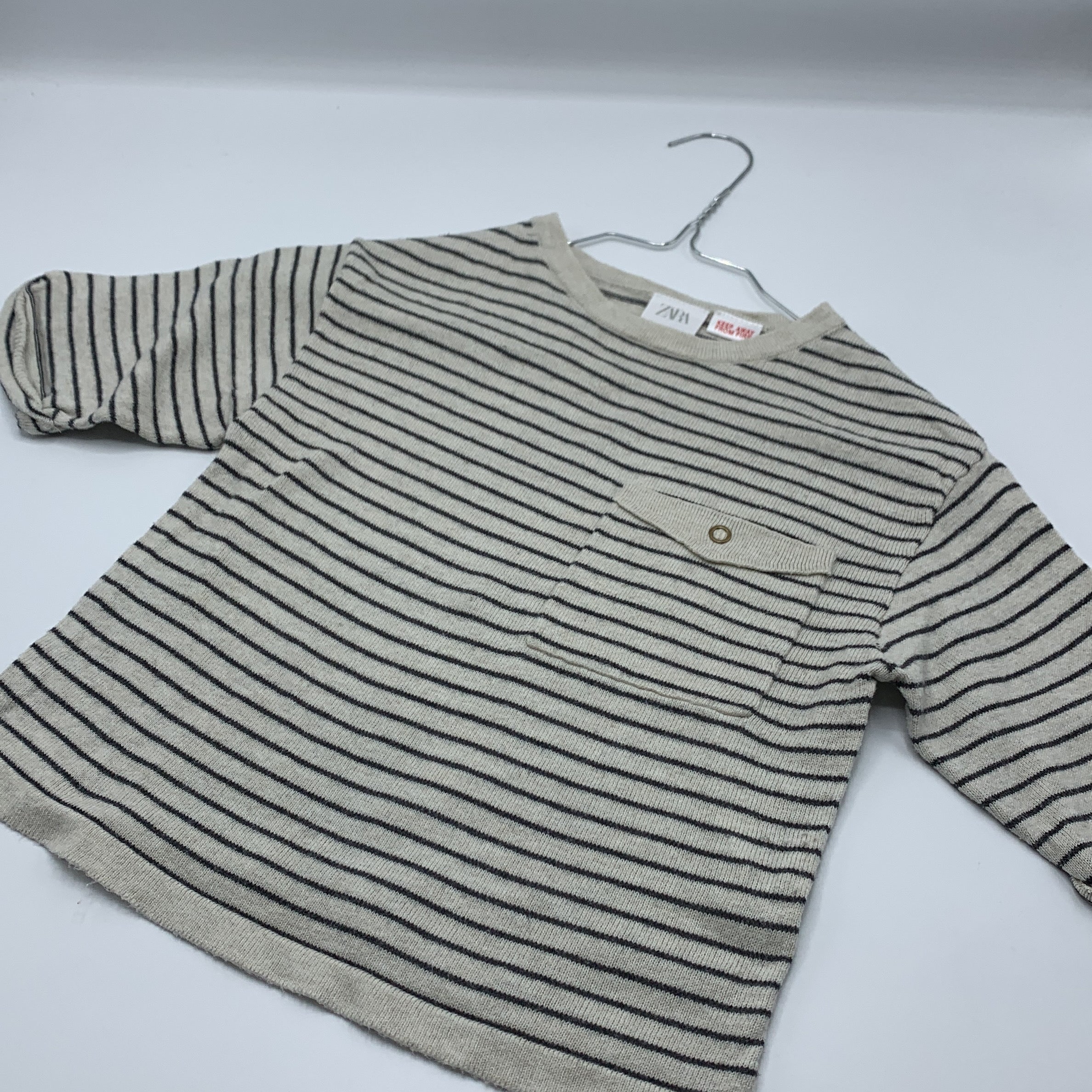 1-T-shirt rayé ZARA 👕