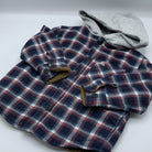 1-American Outfitters AO76 Veste à Capuche à Carreaux 🧸