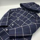 1-Jacadi Paris 🧥 Veste à carreaux avec capuche en fausse fourrure