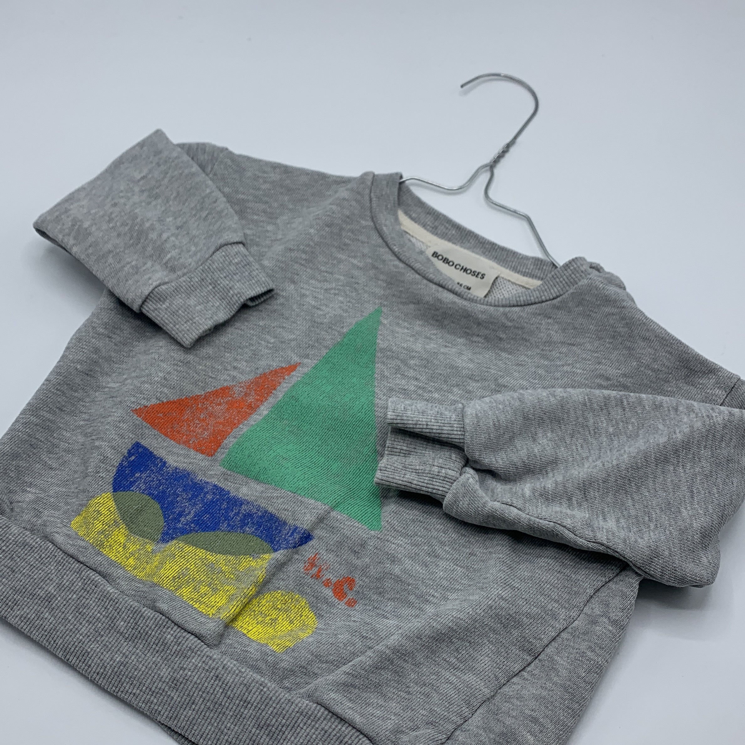 1-Sweat BOBO CHOSES, 18 mois, motif géométrique⛵️