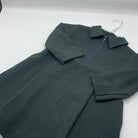 1-Bellerose Robe vert foncé à manches longues et fermeture éclair bleue 👗
