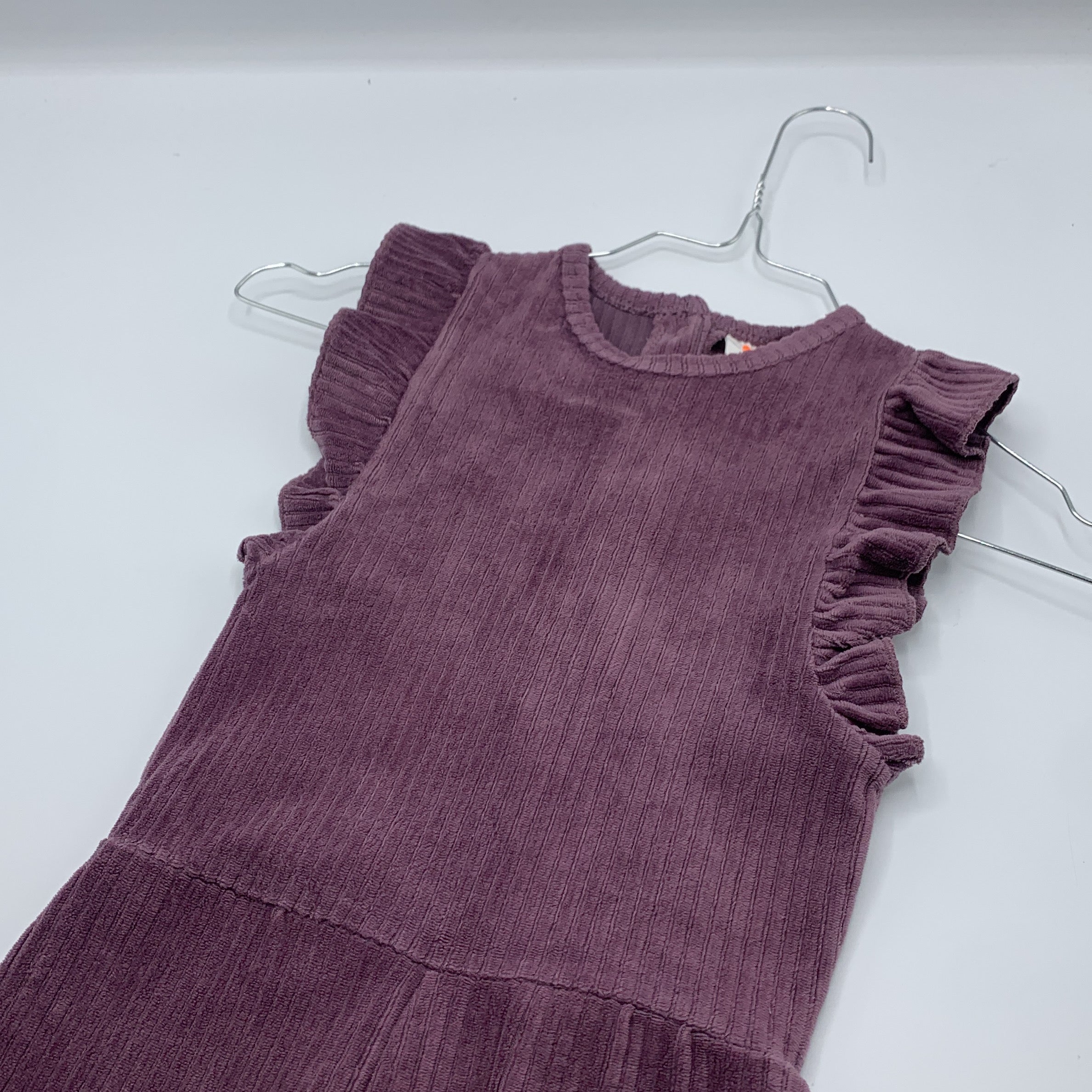 1-Combinaison HEMA violette en velours côtelé avec volants 💜