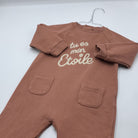 1-Émile et Ida Combinaison bébé "Tu es mon étoile"