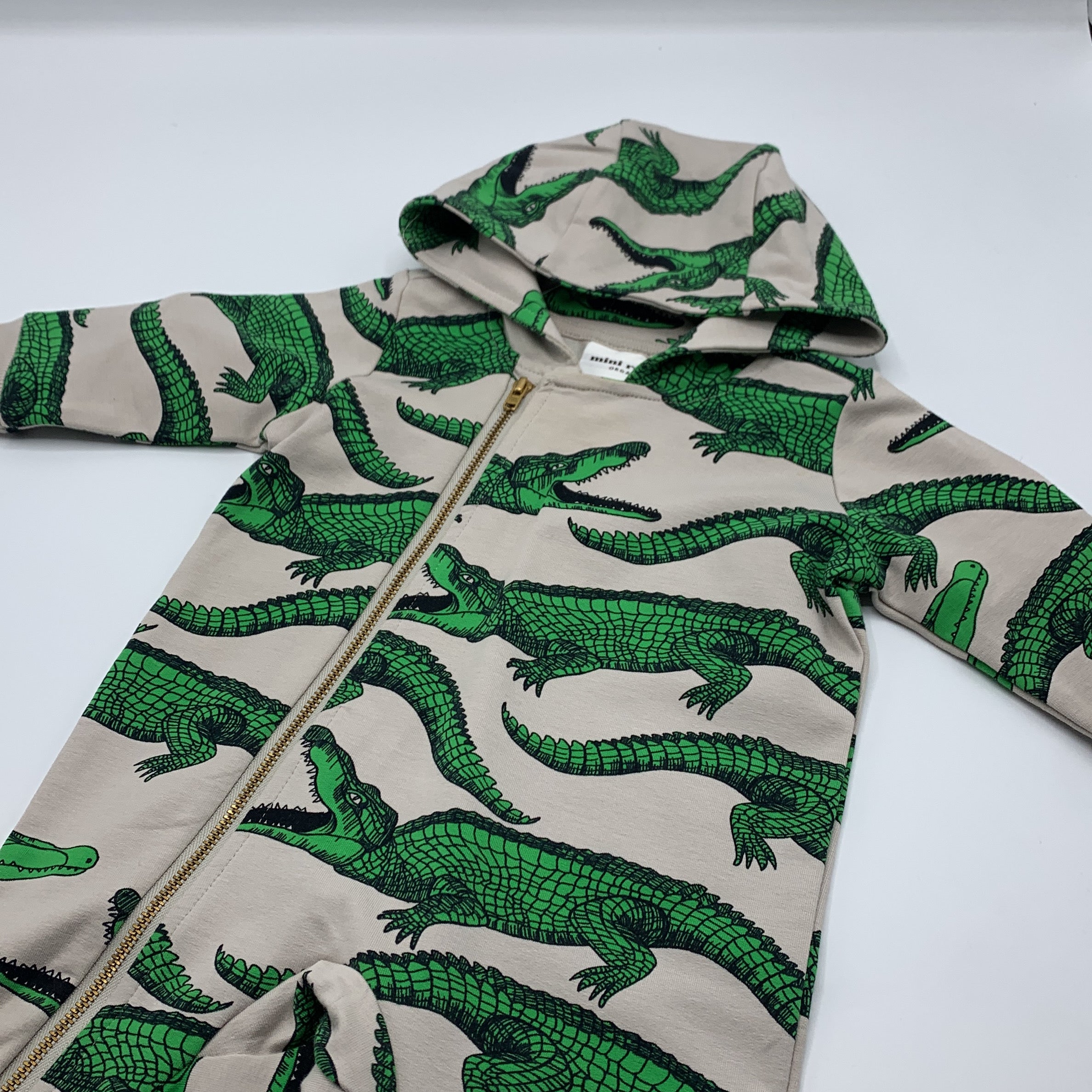 1-Mini Rodini Grenouille à motif crocodile🐊🐊🐊