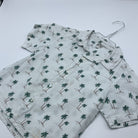 1-Chemise à manches courtes BON TON, motif palmiers🌴🌴
