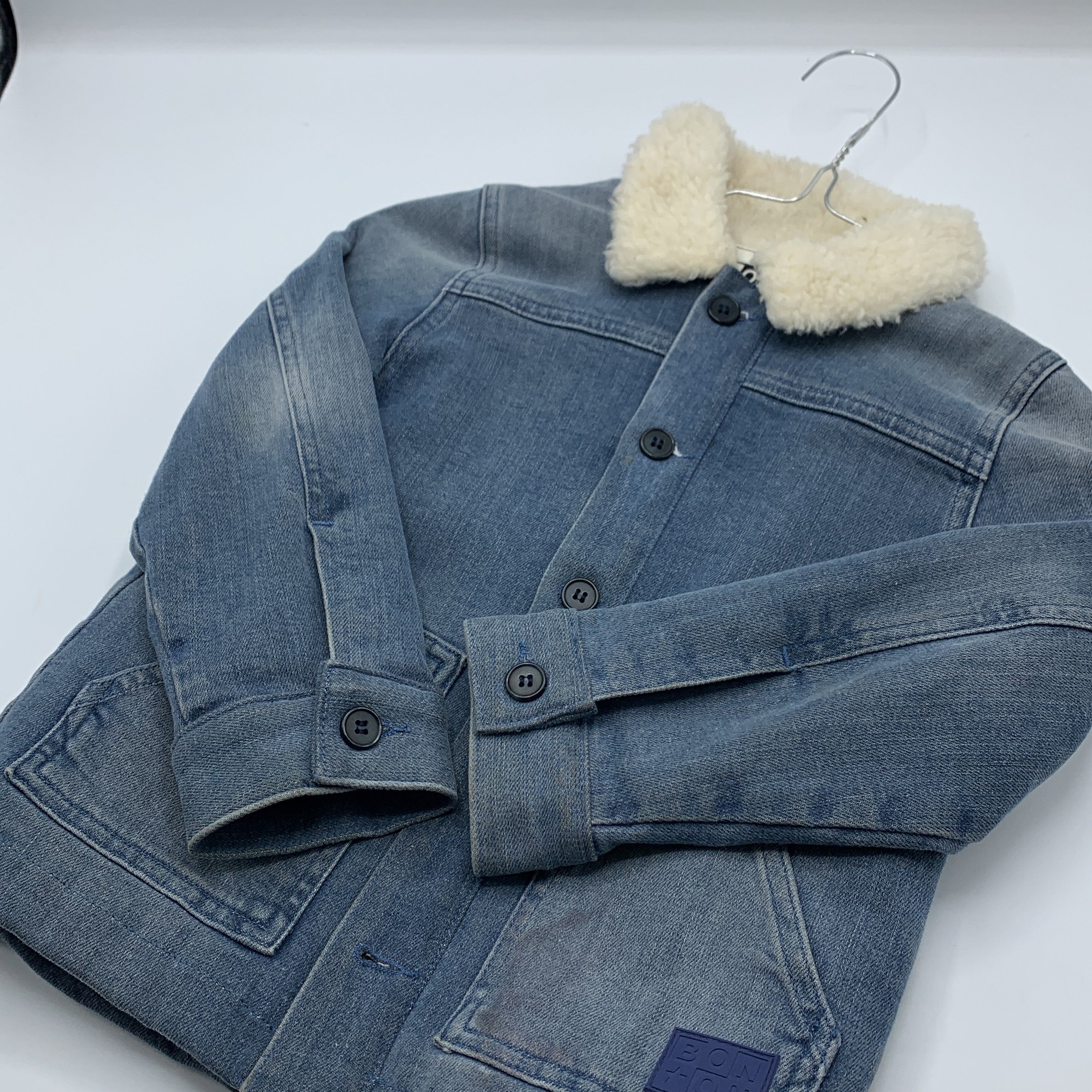 1-OLD NAVY 🧥 Veste en jean doublée sherpa