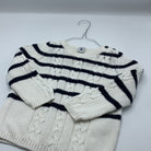 1-Petit Bateau - Pull marin - 36m/95cm