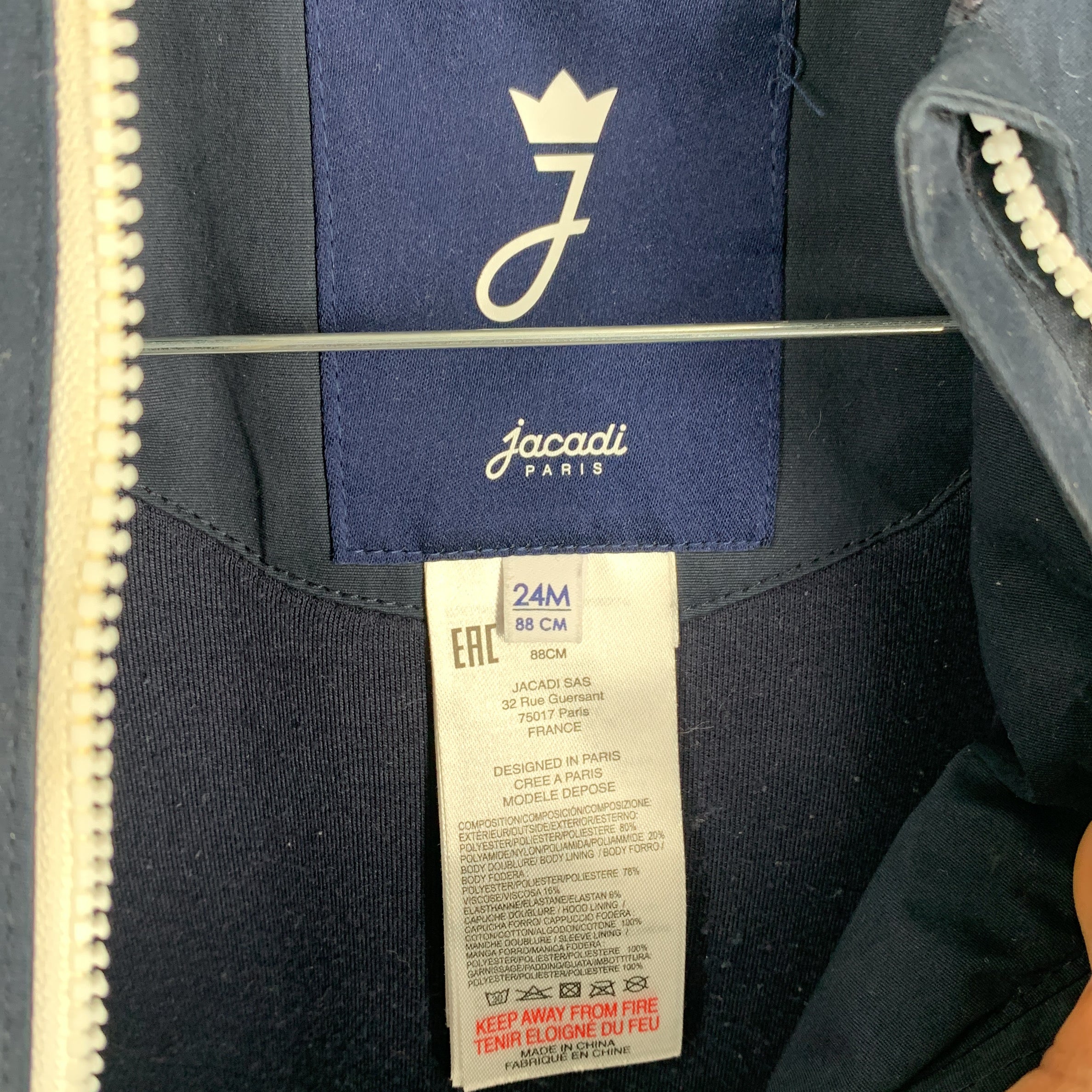 1-Jacadi - Veste - 24M