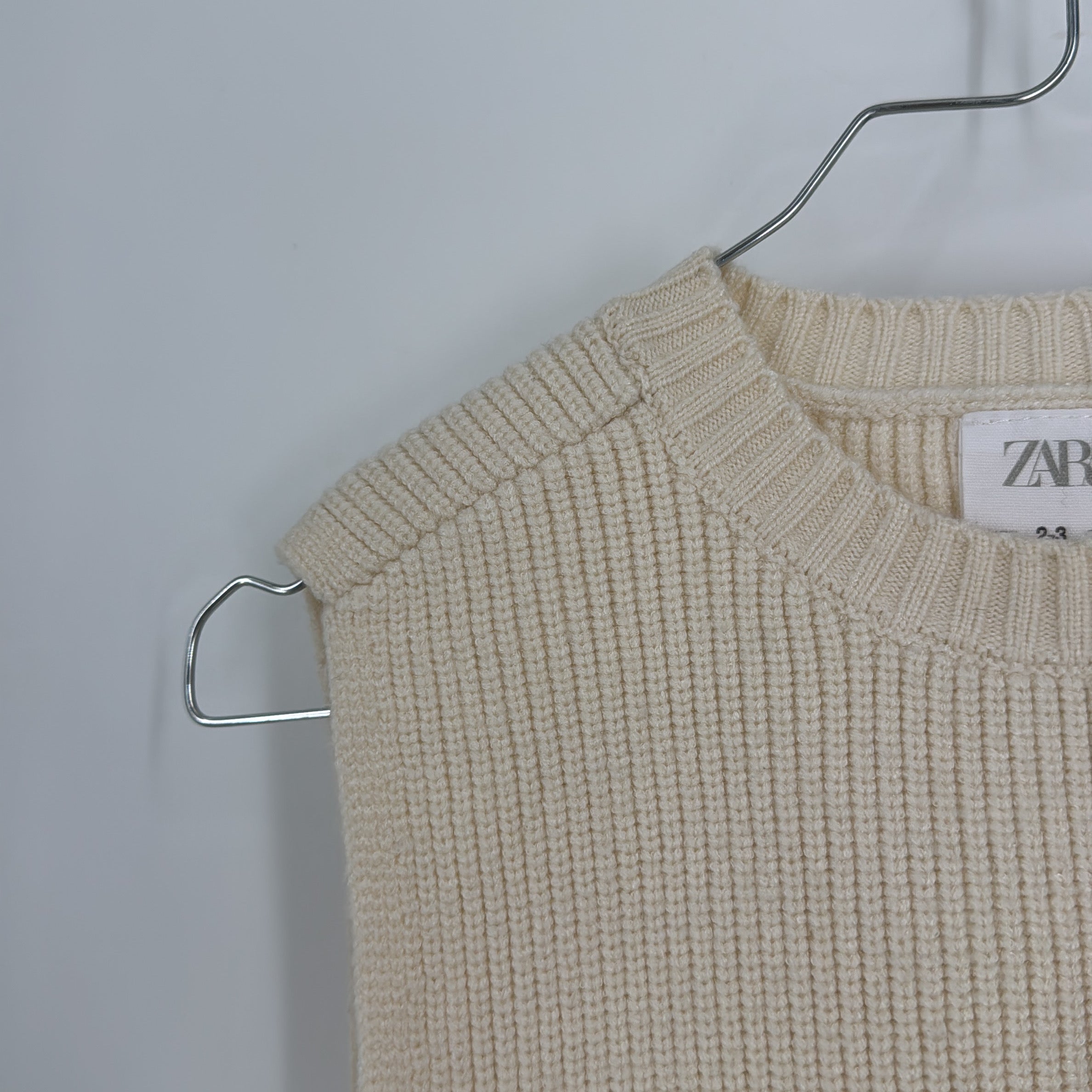 1-Zara - Pull sans manche - 2-3 ans
