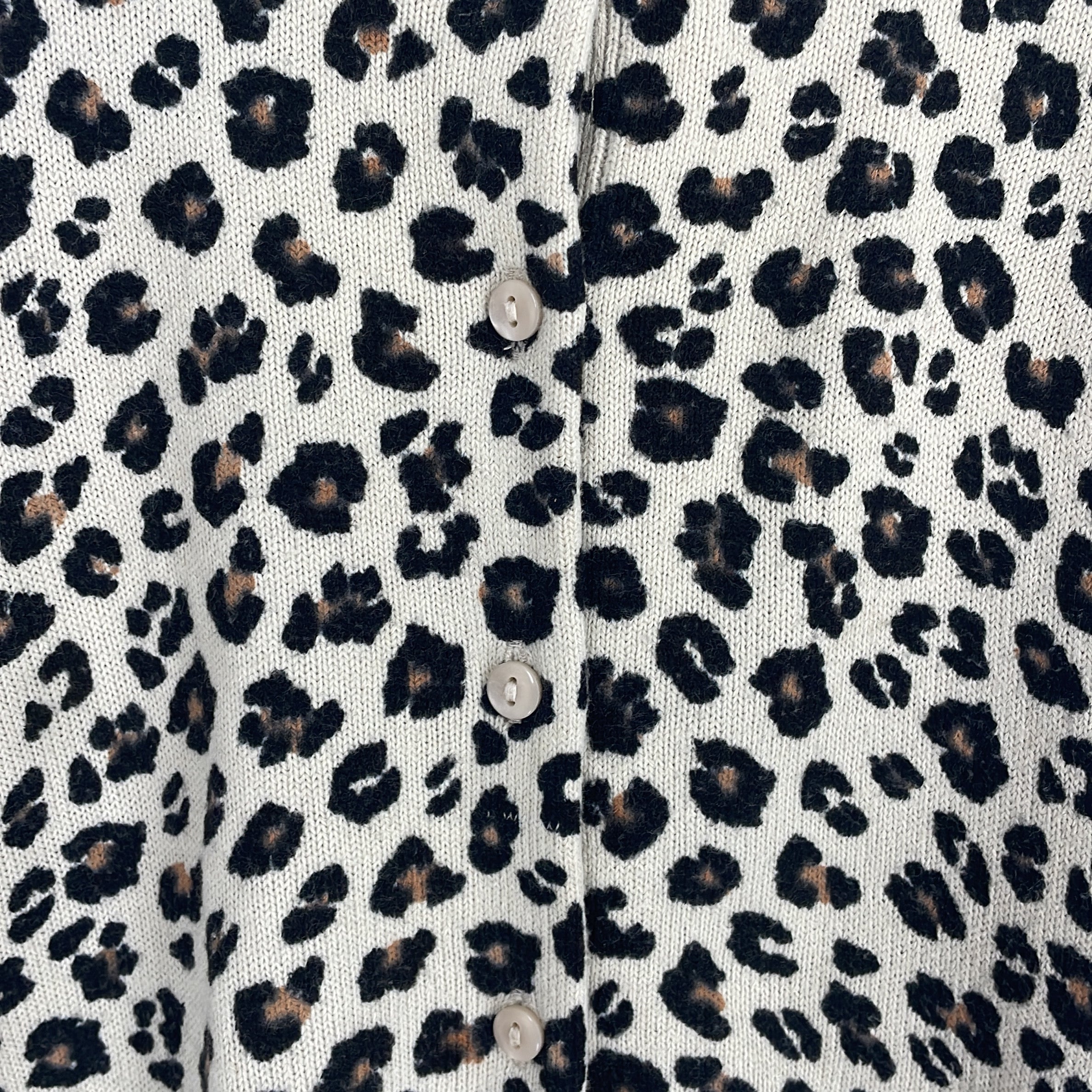 1-H&M - Gilet à motif léopard - 4-6 ans