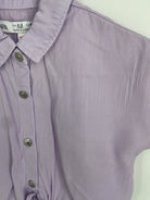 1-ZARA - Chemise courte nouée - 2-3 ans