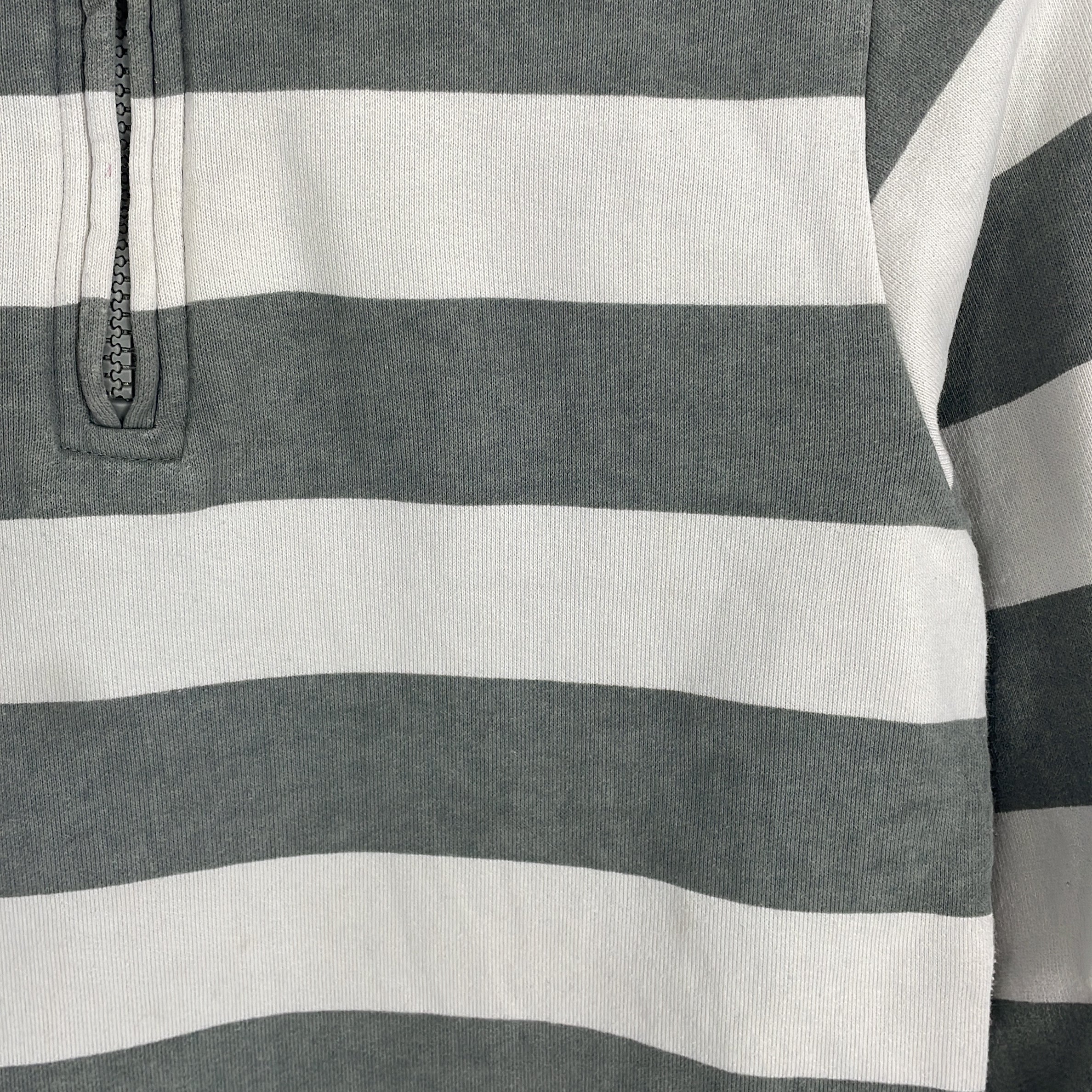 1-LA REDOUTE - Sweat à Rayures Zippé - 10 ans (140 cm)