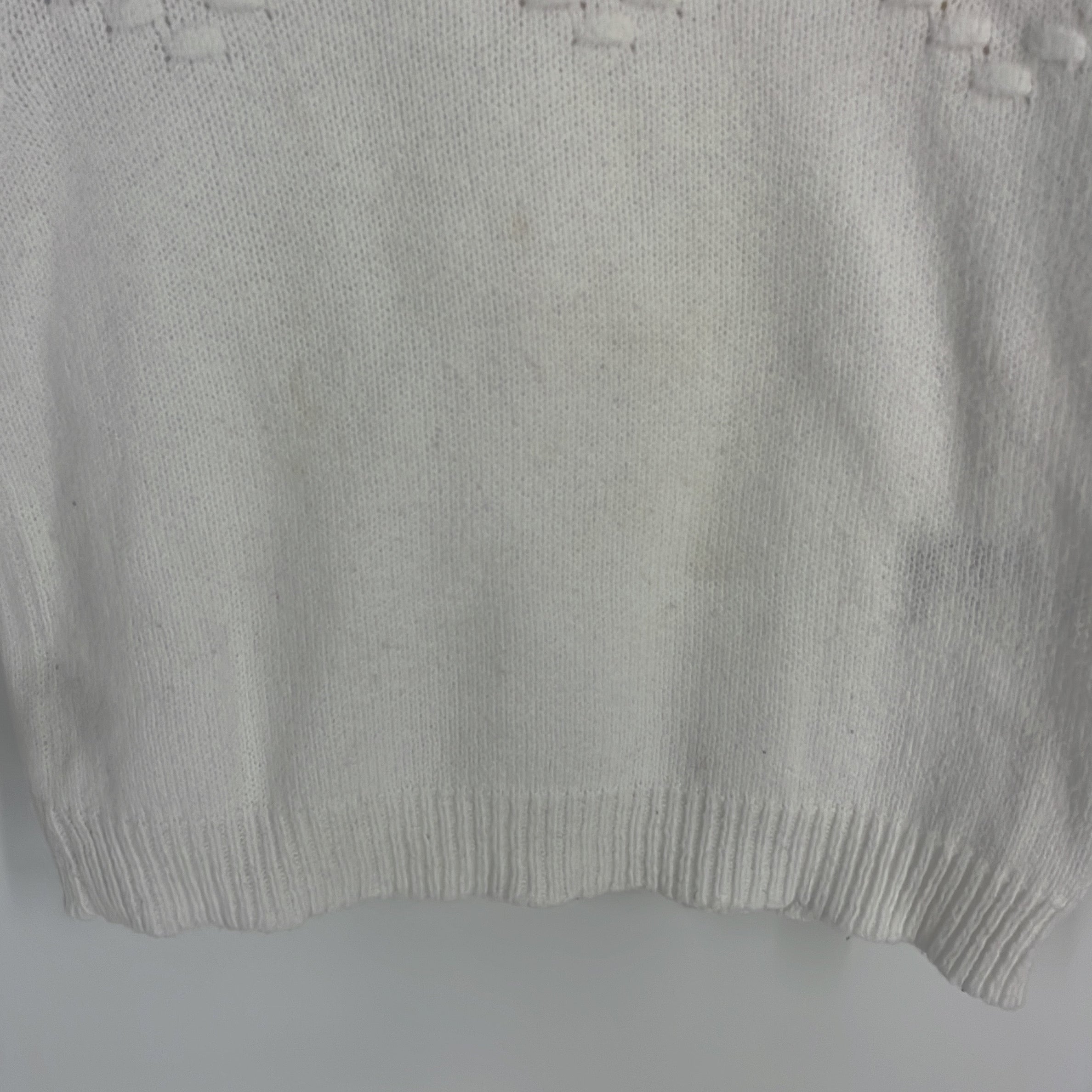 1-Morley - Pull en maille fleuri - Taille 3 ans