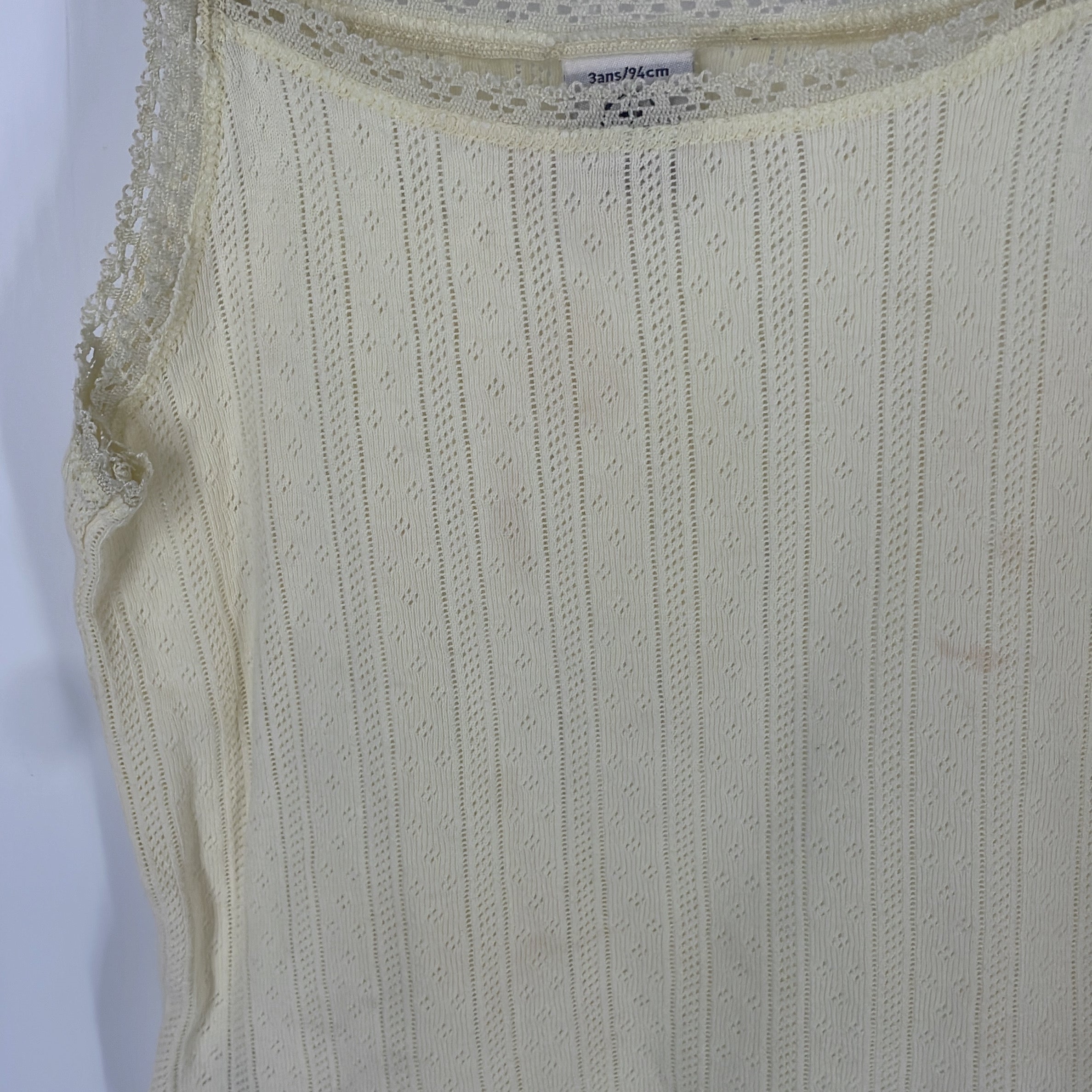 1-Petit Bateau - Débardeur maille ajourée - 3 ans