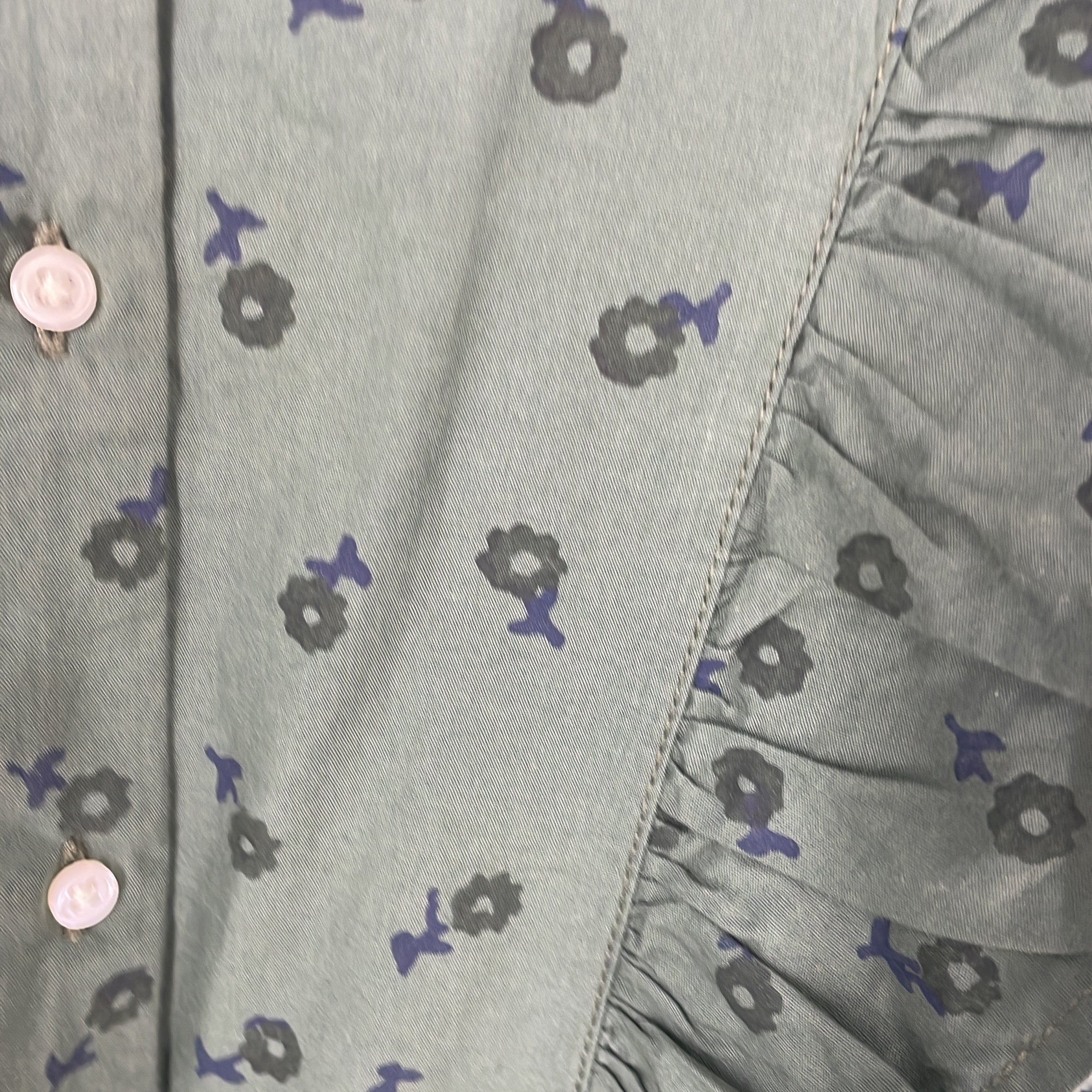 1-Holi & Love - Blouse à volants à motifs - 6/7Y
