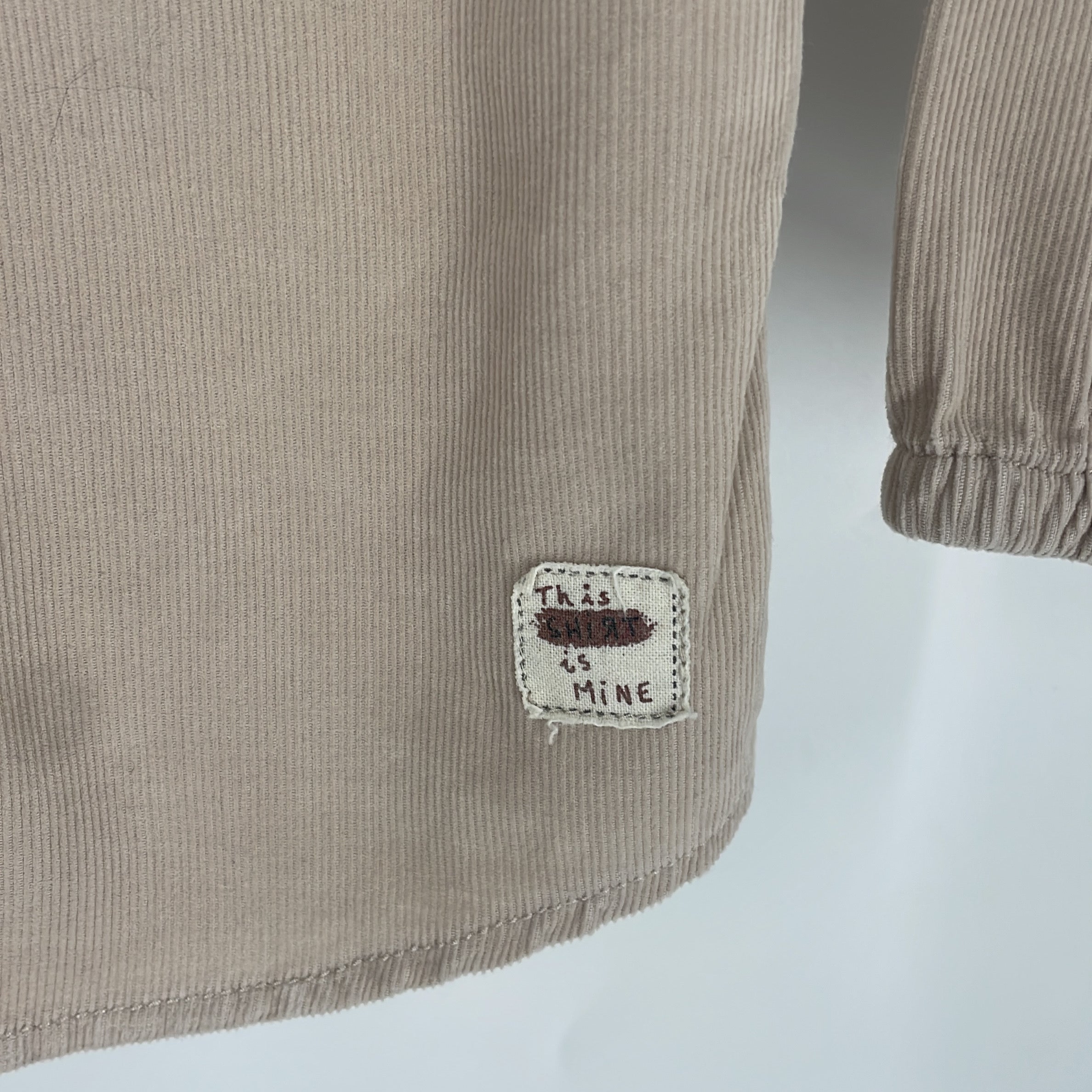1-ZARA - Chemise en Velours Côtelé - 18-24 MOIS