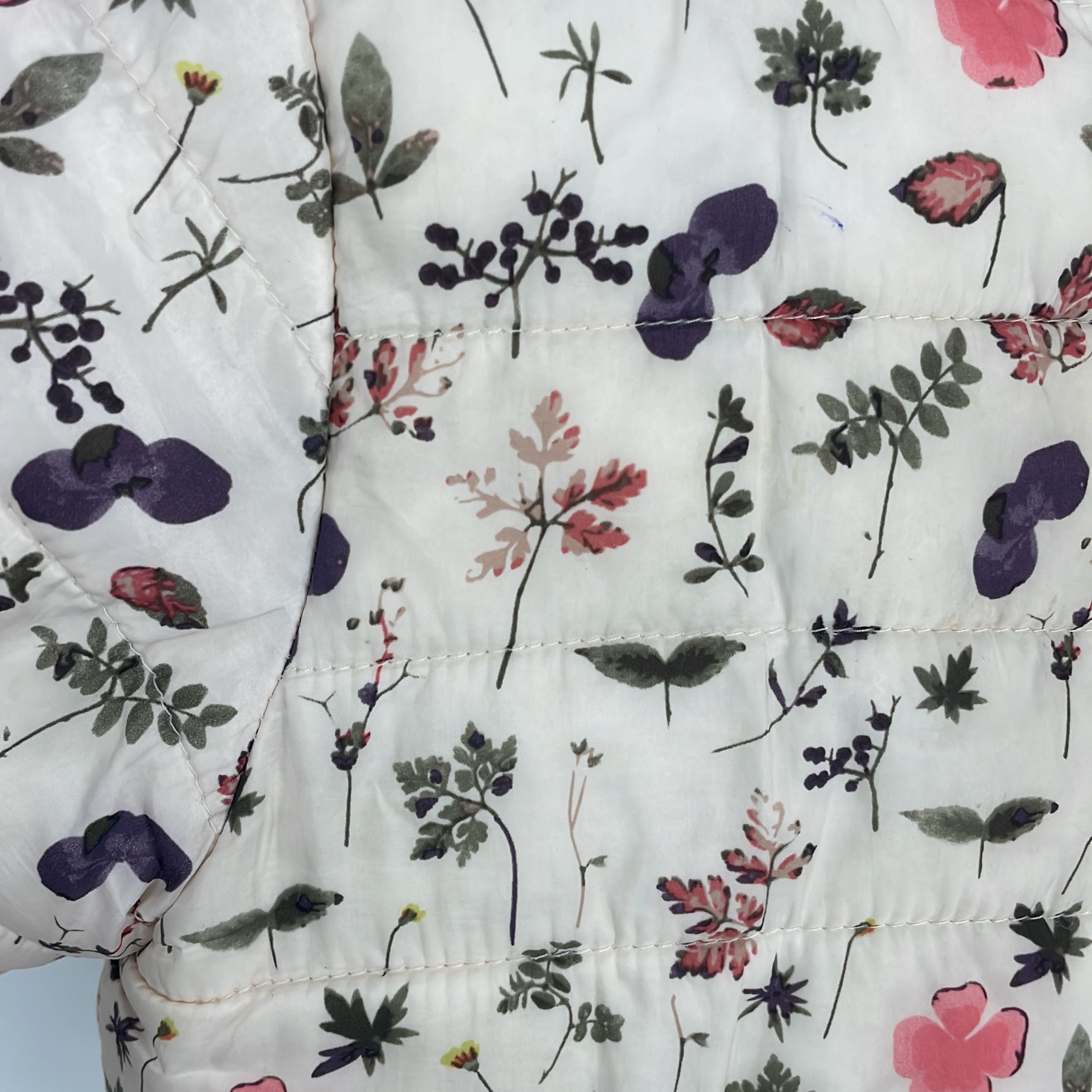 1-ZARA BABY GIRL - Doudoune Fleurie - Taille Inconnue